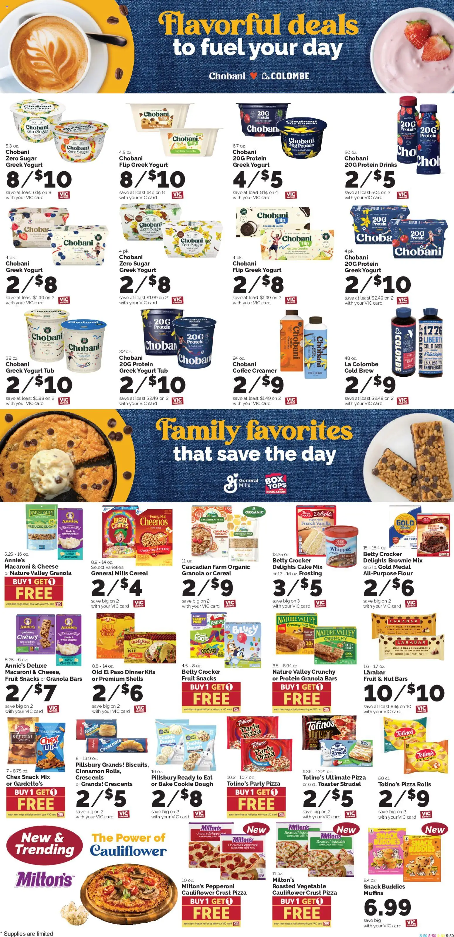 Harris Teeter Weekly Ad - valid from 08/19/2026 | Page: 10 | Products: Cheese, Cereal, Cauliflower, Muffins