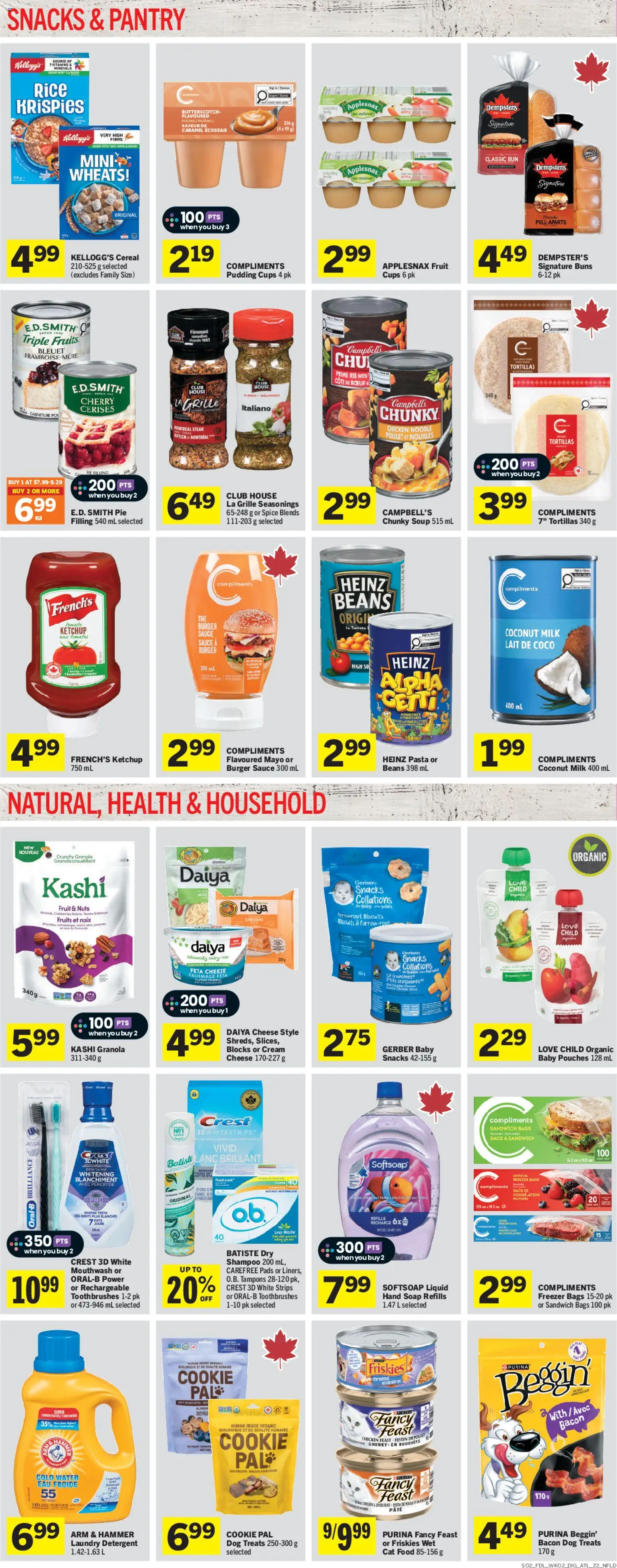 Foodland flyer valid from 07.05.2026 | Page: 6 | Products: Pasta, Soap, Detergent, Milk