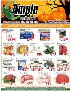 Preview of Ample Food Market weekly flyer / circulaire from shop Ample Food Market valid from Oct 30, 2026