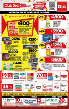 Vista previa Supermercado DIA Ofertas válido desde el 14/10/2026