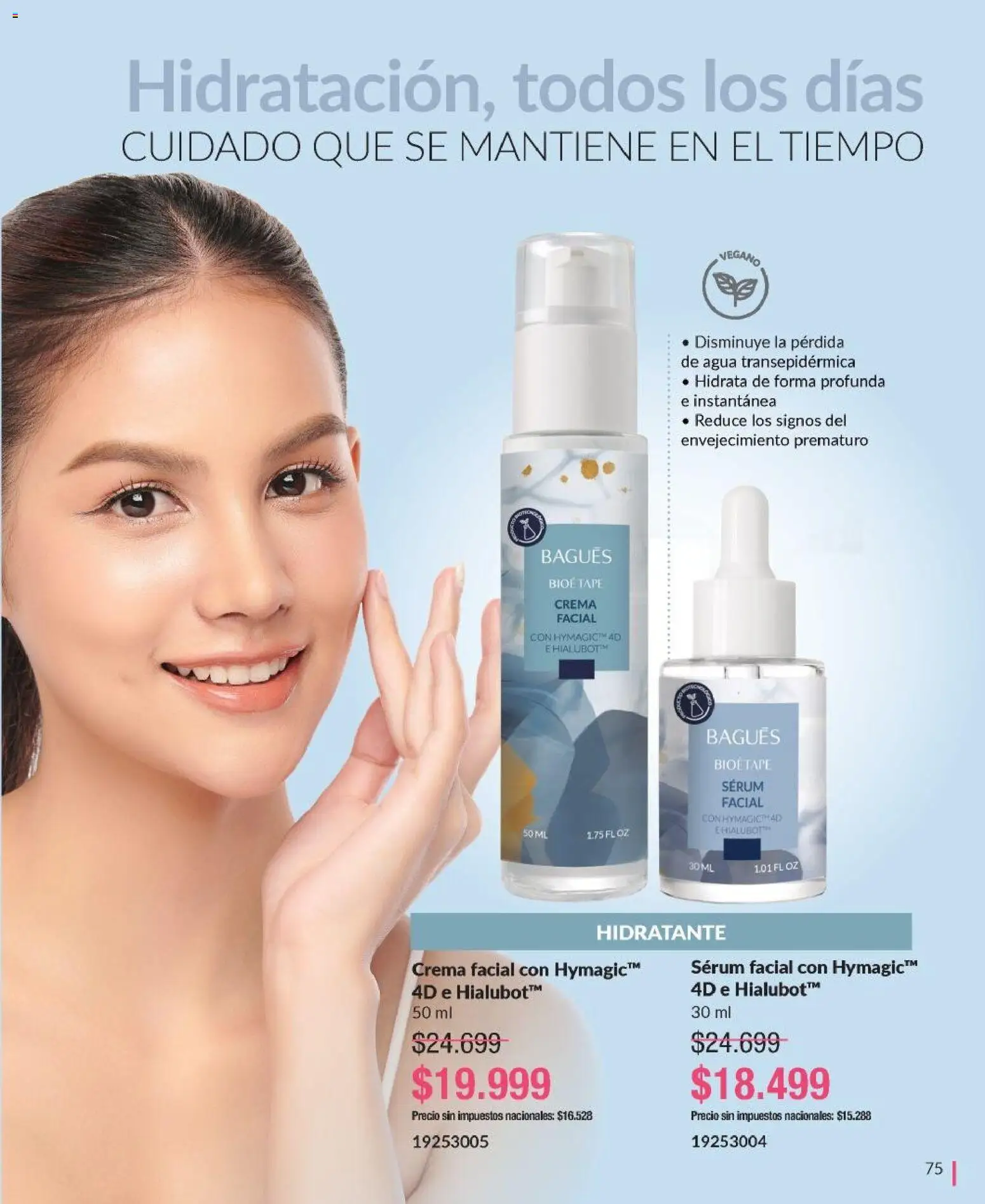 Bagués - Catálogo │ válido desde el 09.03.2026 | Página: 75 | Productos: Serum, Agua, Crema