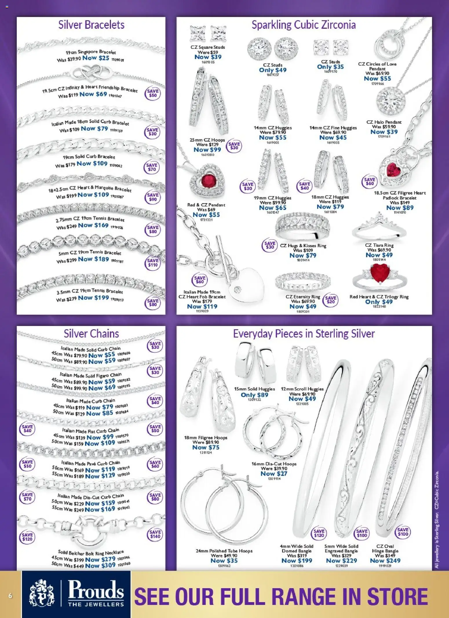 Prouds The Jewellers catalogue - valid from 29/06/2026 | Page: 6 | Products: Bracelet, Chain, Jewellery, Pendant