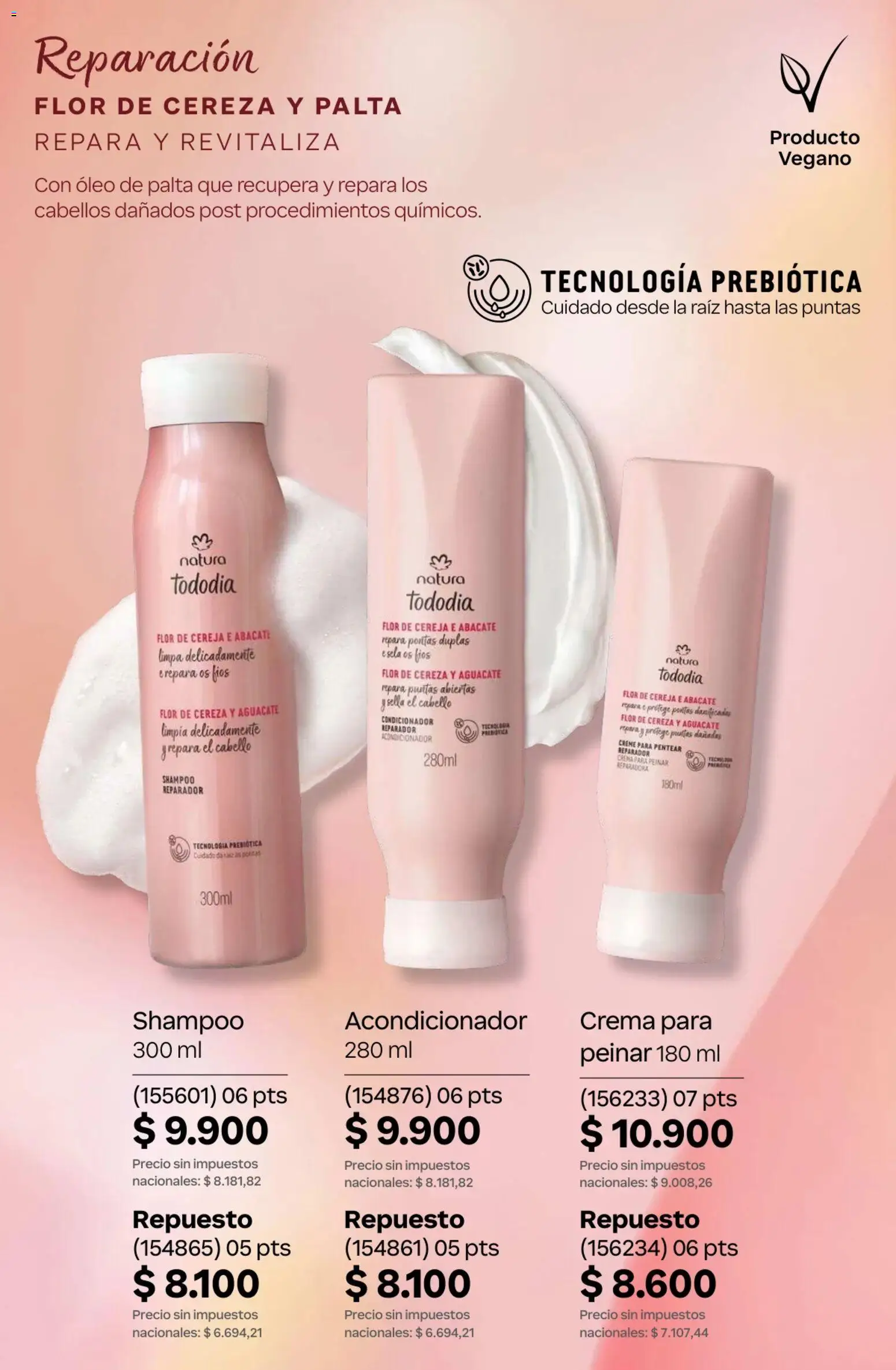 Catálogo Natura Ciclo 10 │ válido desde el 30/06/2026 | Página: 279 | Productos: Shampoo, Acondicionador, Palta, Crema
