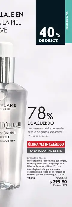 Vista previa de Oriflame campaña 7 2026, nuevo folleto de la tienda, válido en México a partir del 09.05.2026 | Página: 77 | Productos: Agua, Mermelada, Eau de toilette