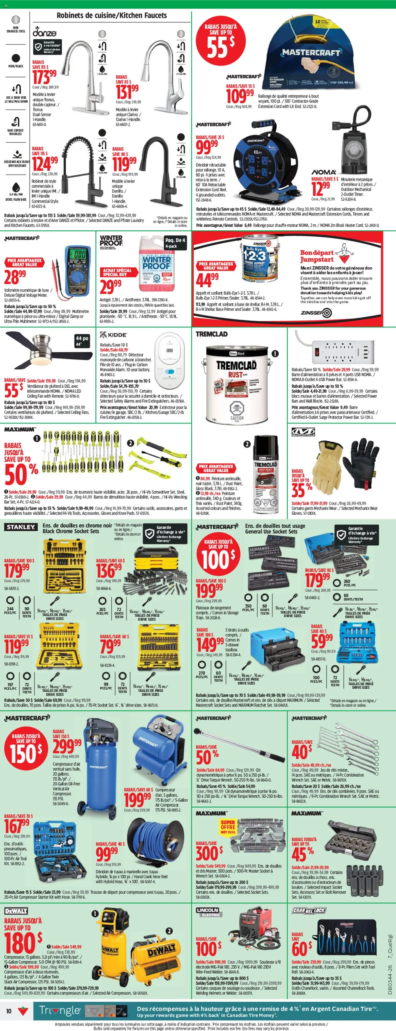 Canadian Tire flyer valid from Oct 29, 2026 | Page: 10