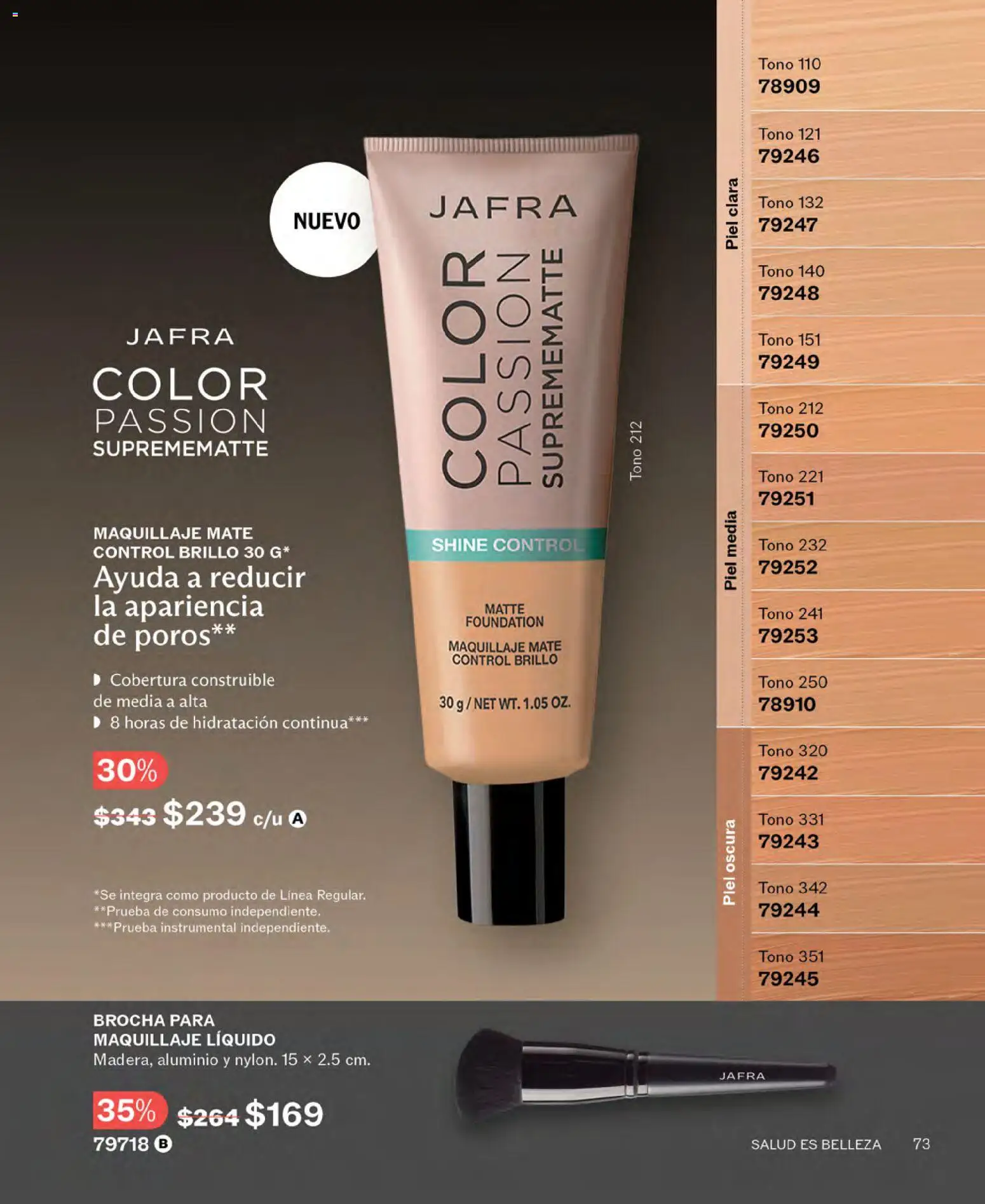Nuevas ofertas de JAFRA válidas en toda la República Mexicana desde el 01/08/2026. ¡Encuentra las mejores ofertas en JAFRA catálogo! | Página: 73