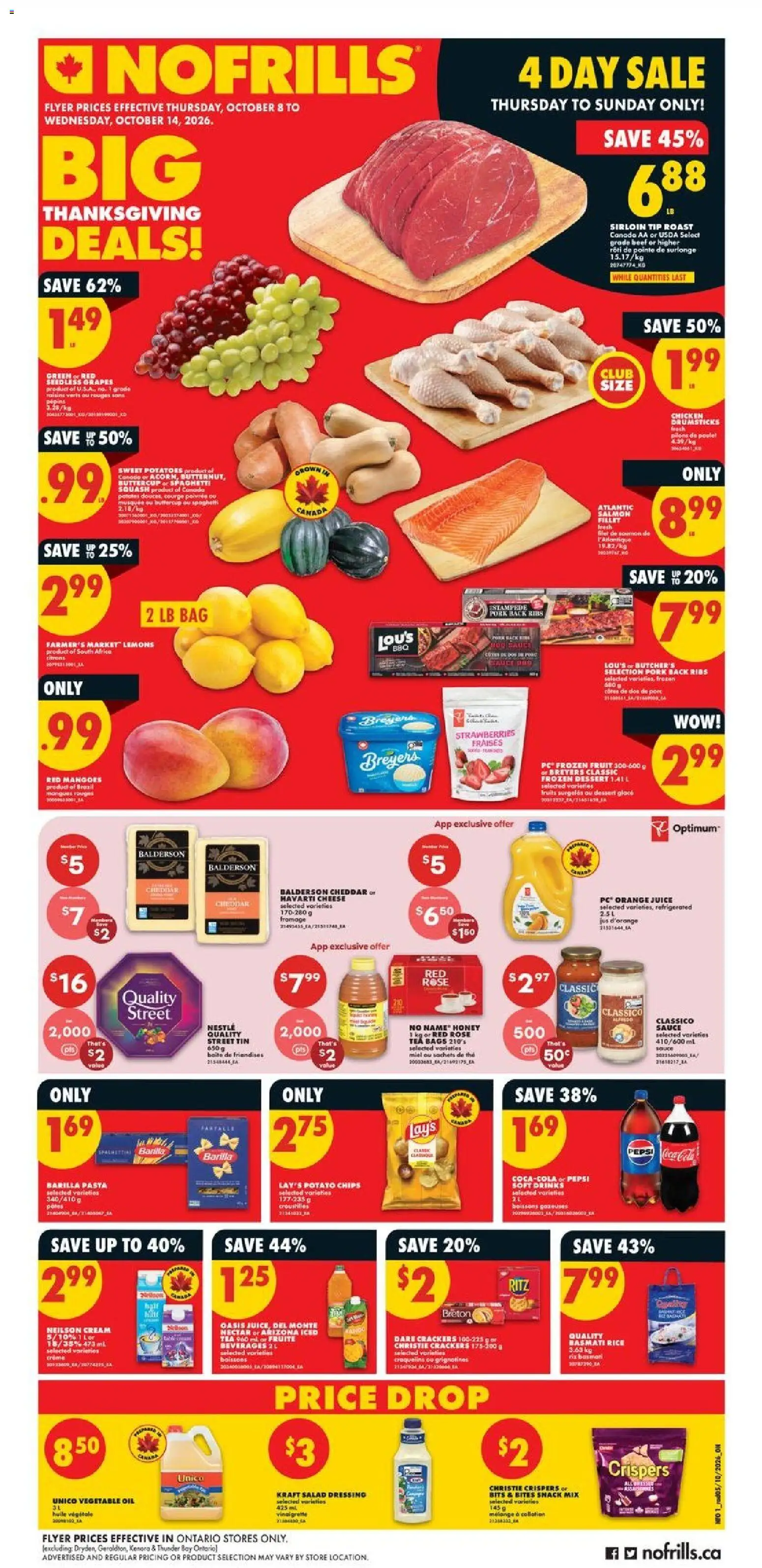 No Frills flyer valid from Oct 8, 2026 | Page: 1
