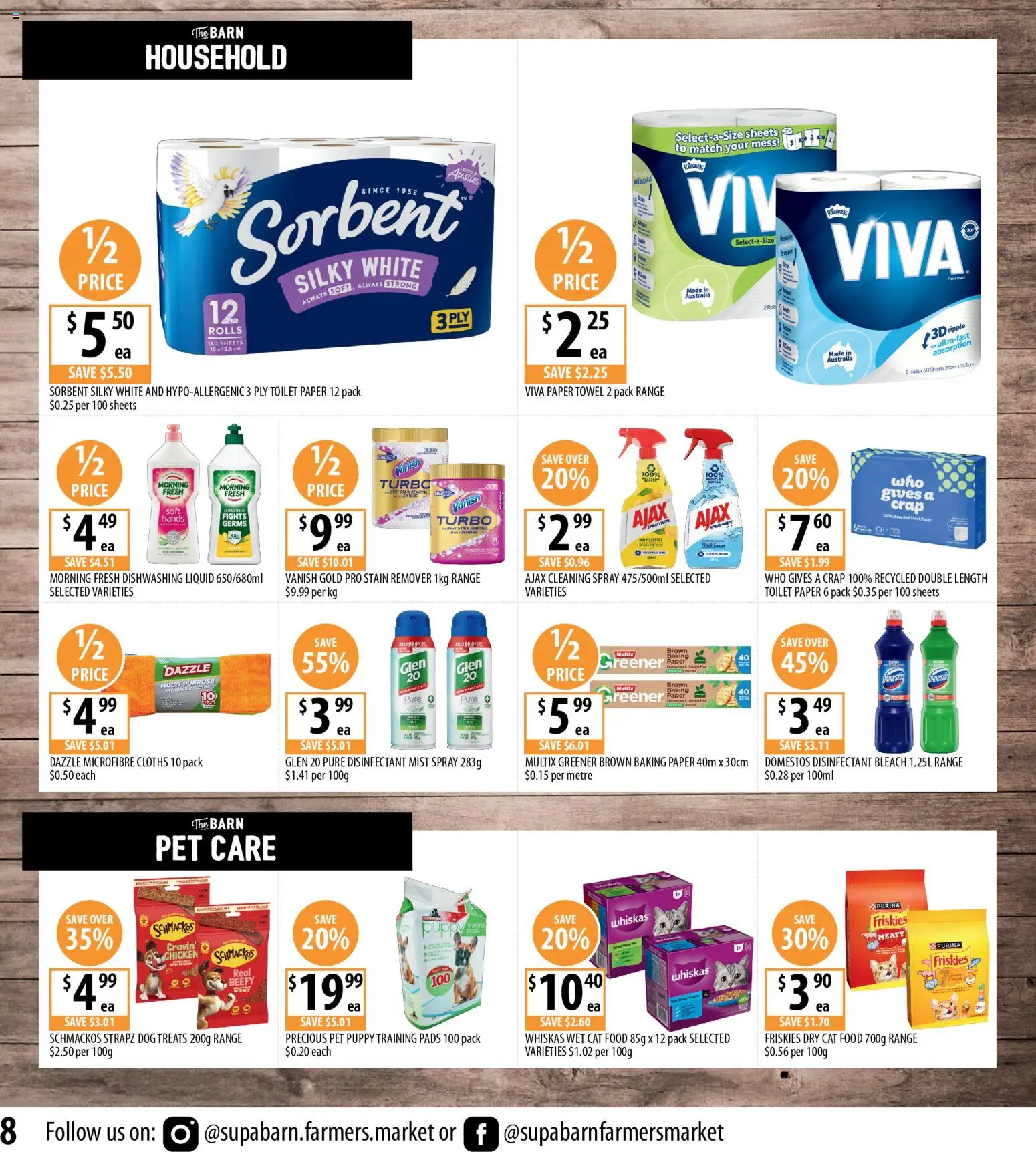 Supabarn catalogue - valid from 17.06.2026 | Page: 8 | Products: Toilet, Chicken, Toilet paper, Multipurpose