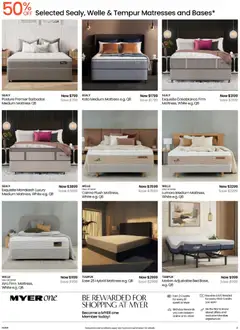 Preview of Myer Bed, Bath & Living Essentials - valid from 05.05.2026 | Page: 2 | Products: Bed, Mattress