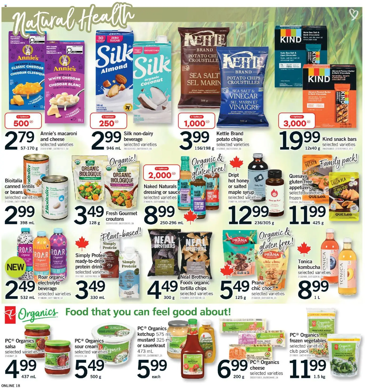 Fortinos flyer valid from 04.06.2026 | Page: 18 | Products: Nuts, Cream, Kettle, Butter