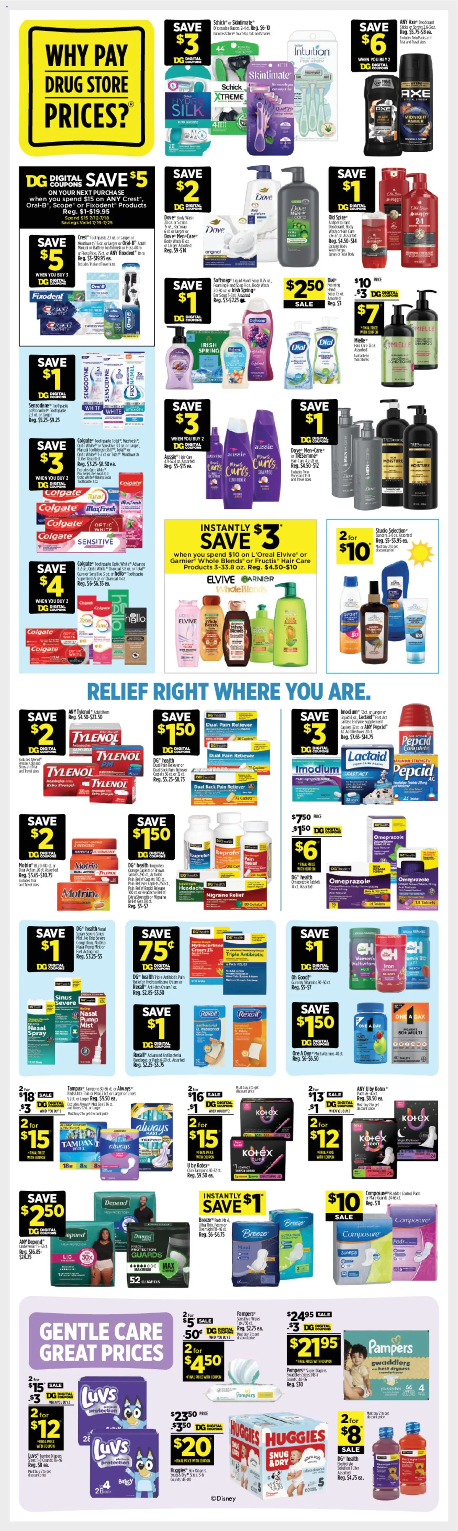 Dollar General Weekly Ad - TX - valid from 07/12/2026 | Page: 11 | Products: Box, Soap, Deodorant, Body Wash