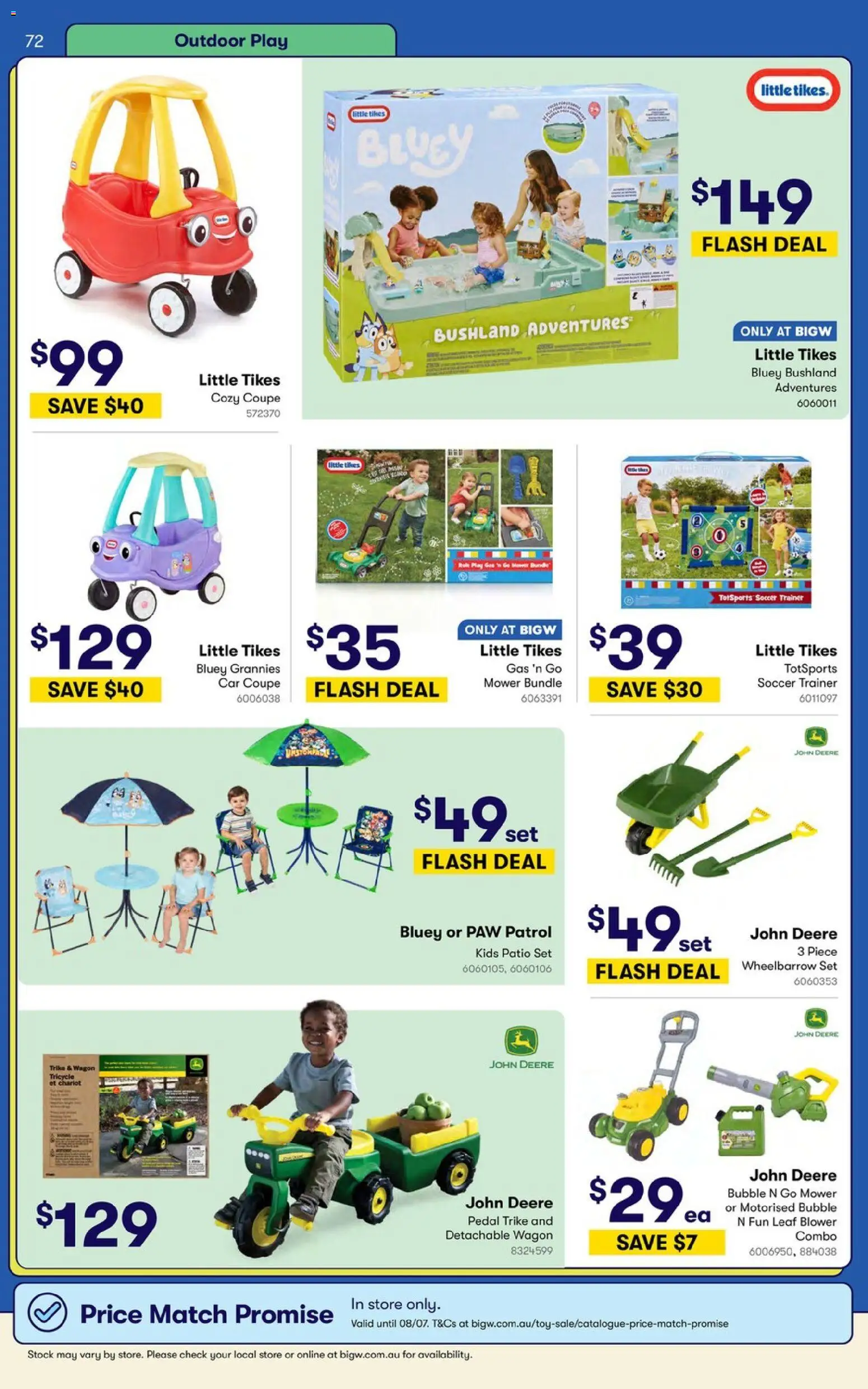 Big W catalogue - valid from 09.06.2026 | Page: 72 | Products: Wheelbarrow, Mower