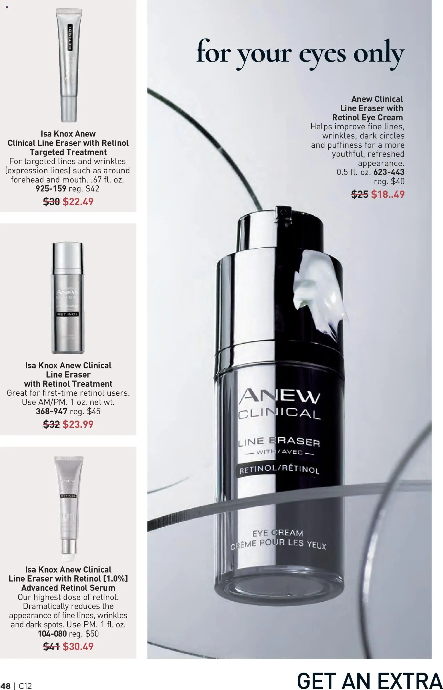 Avon Brochure - valid from 03.06.2026 | Page: 48 | Products: Eraser, Eye Cream, Cream