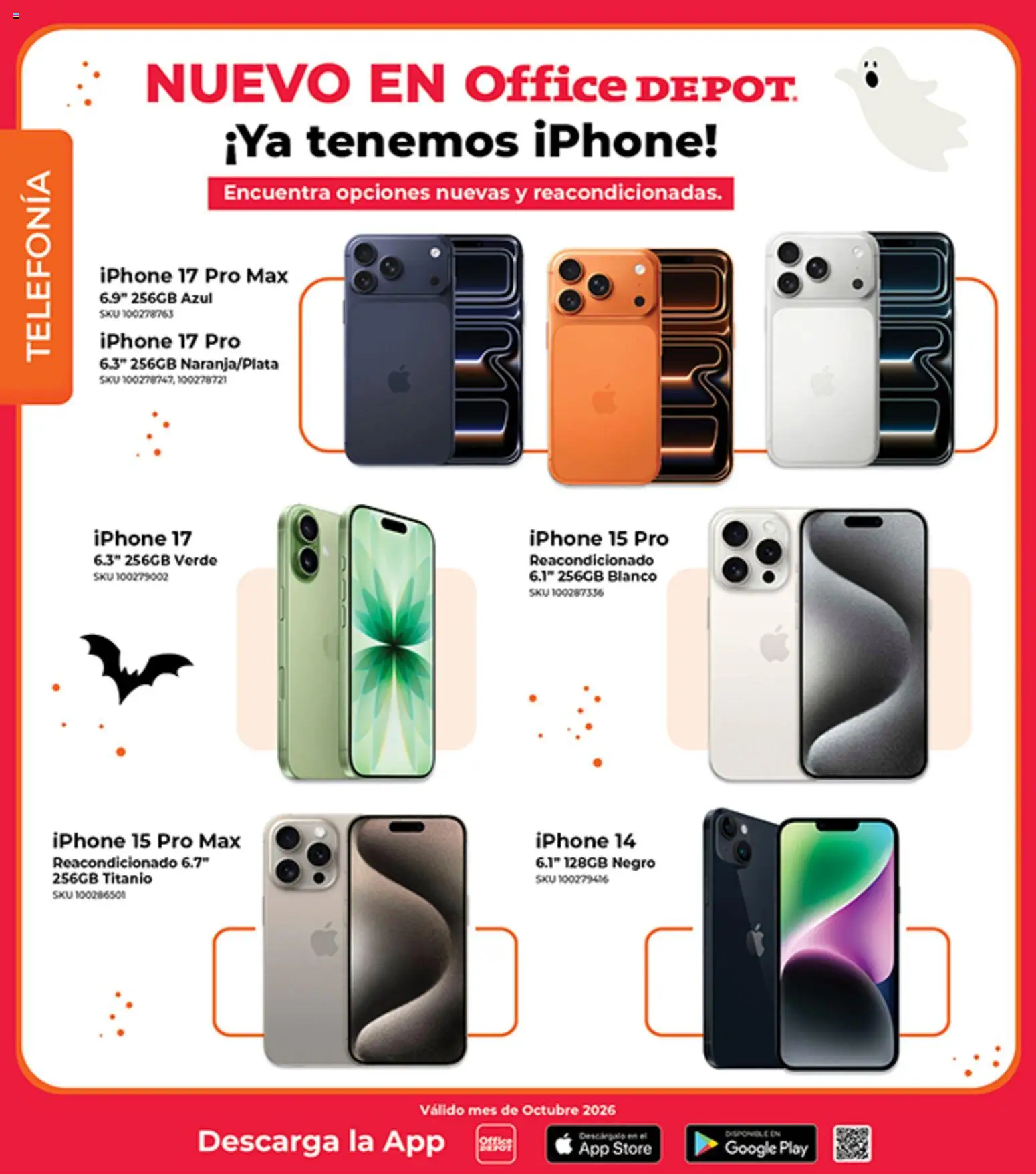 Nuevas ofertas de Office Depot válidas en toda la República Mexicana desde el 01/10/2026. ¡Encuentra las mejores ofertas en Office Depot catálogo! | Página: 28