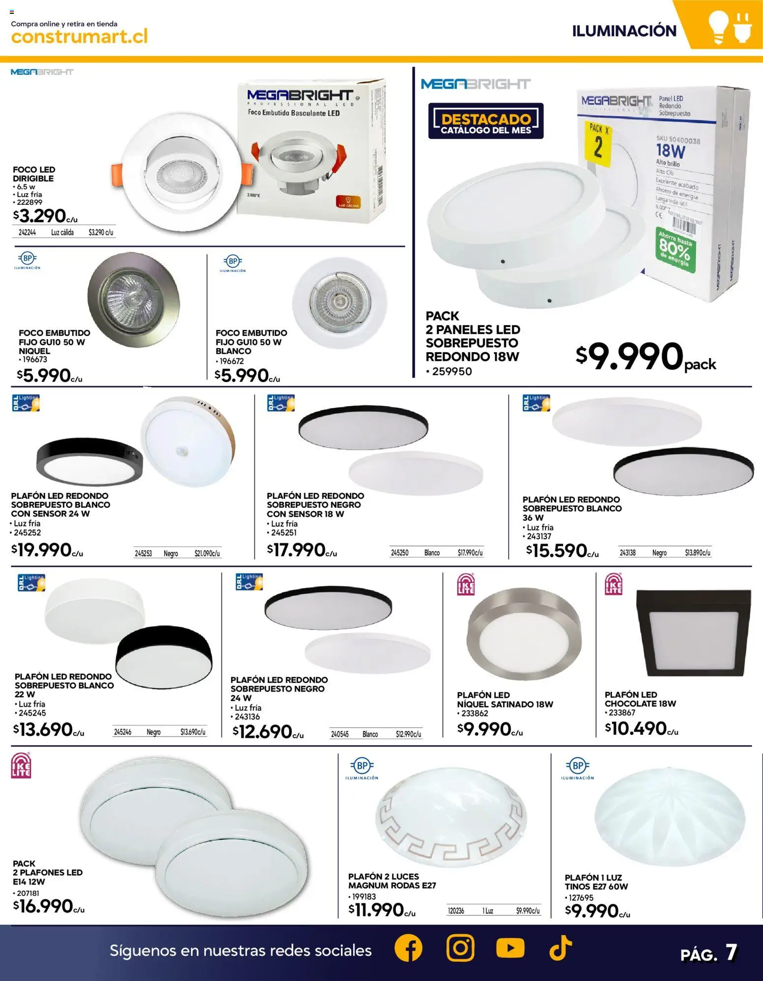Construmart Ofertas │ válido desde el 30.06.2026 | Página: 7 | Productos: Brillo, Foco, Chocolate