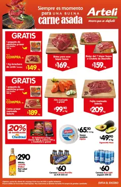 Vista previa de Arteli folleto Carne Express, nuevo folleto de la tienda, válido en México a partir del 08.05.2026