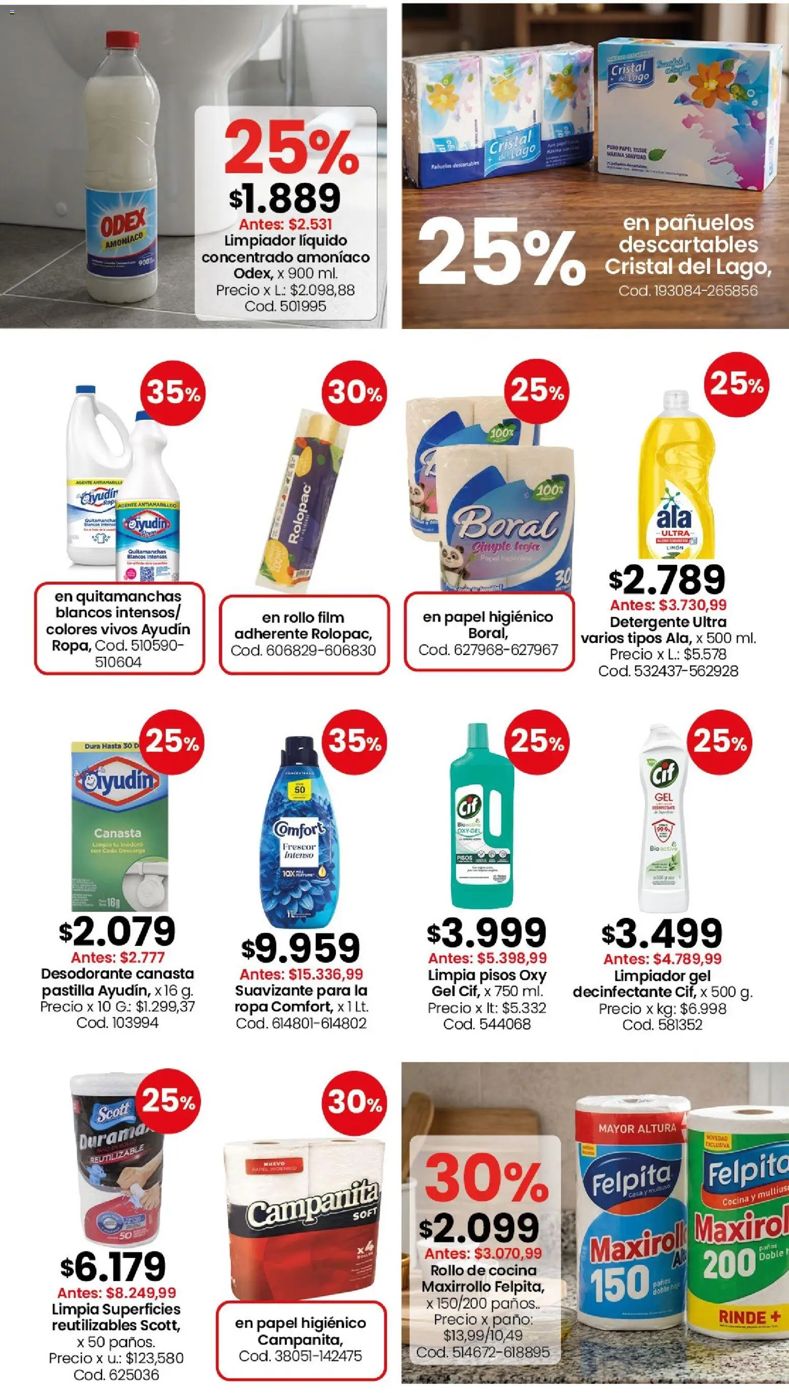 Coto - Perfumería y limpieza │ válido desde el 13/07/2026 | Página: 2 | Productos: Cocina, Inodoro, Quitamanchas, Limpiador