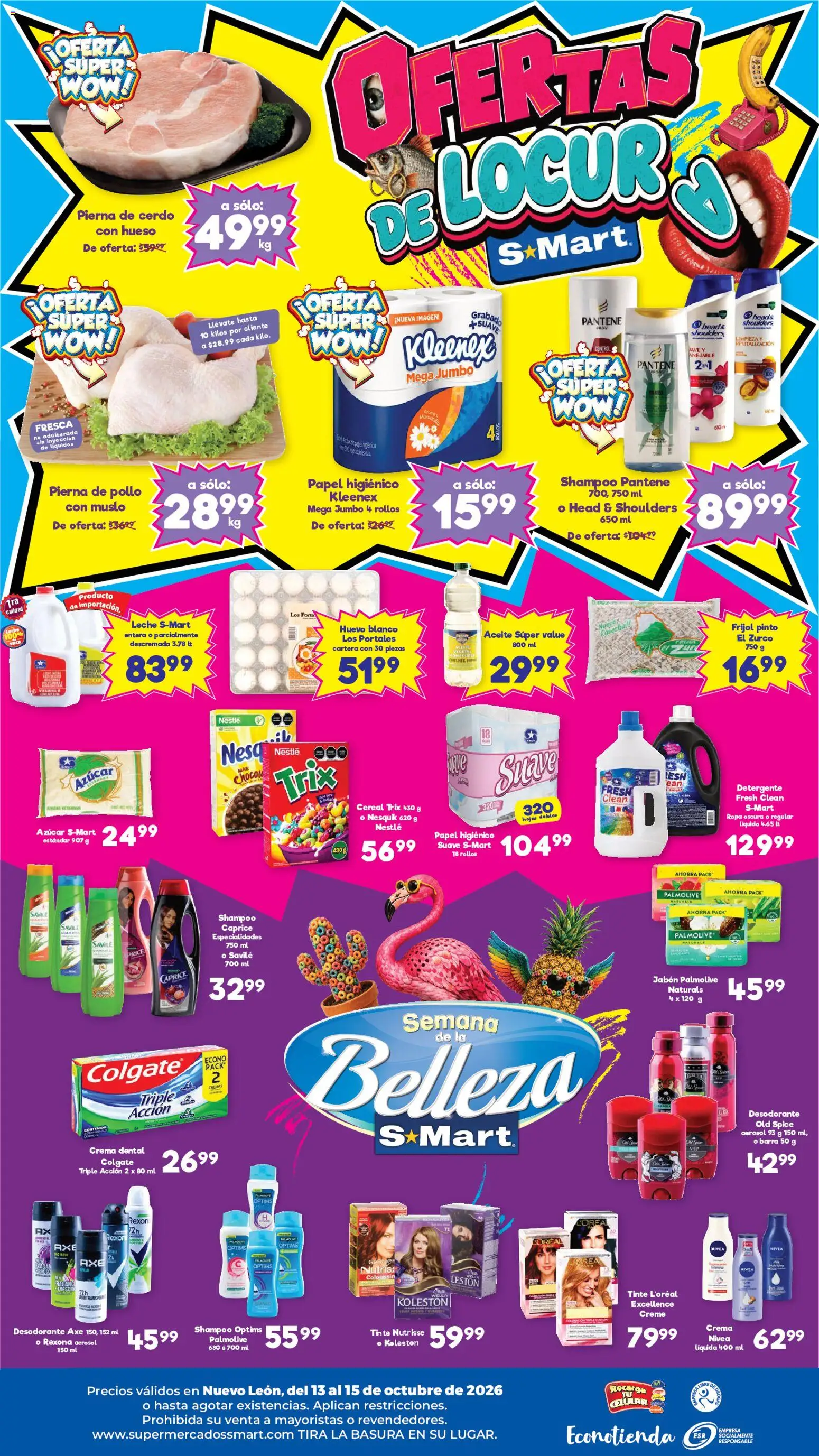 Nuevas ofertas de S-Mart válidas en toda la República Mexicana desde el 13/10/2026. ¡Encuentra las mejores ofertas en S-Mart folleto Monterrey! | Página: 2