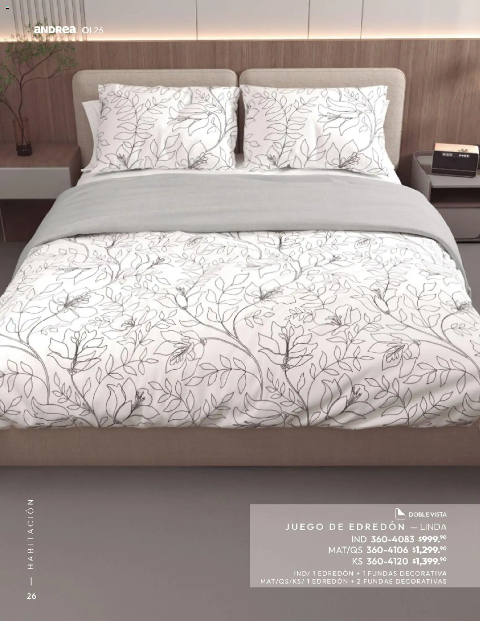 Nuevas ofertas de Andrea válidas en toda la República Mexicana desde el 01/09/2026. ¡Encuentra las mejores ofertas en Andrea catálogo Home! | Página: 26