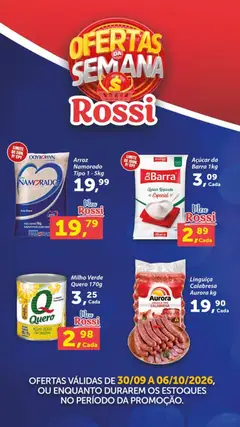 Rossi Supermercados - Ofertas da semana - Pré-Visualização do folheto da loja Rossi Supermercados, válido de 30/09/2026
