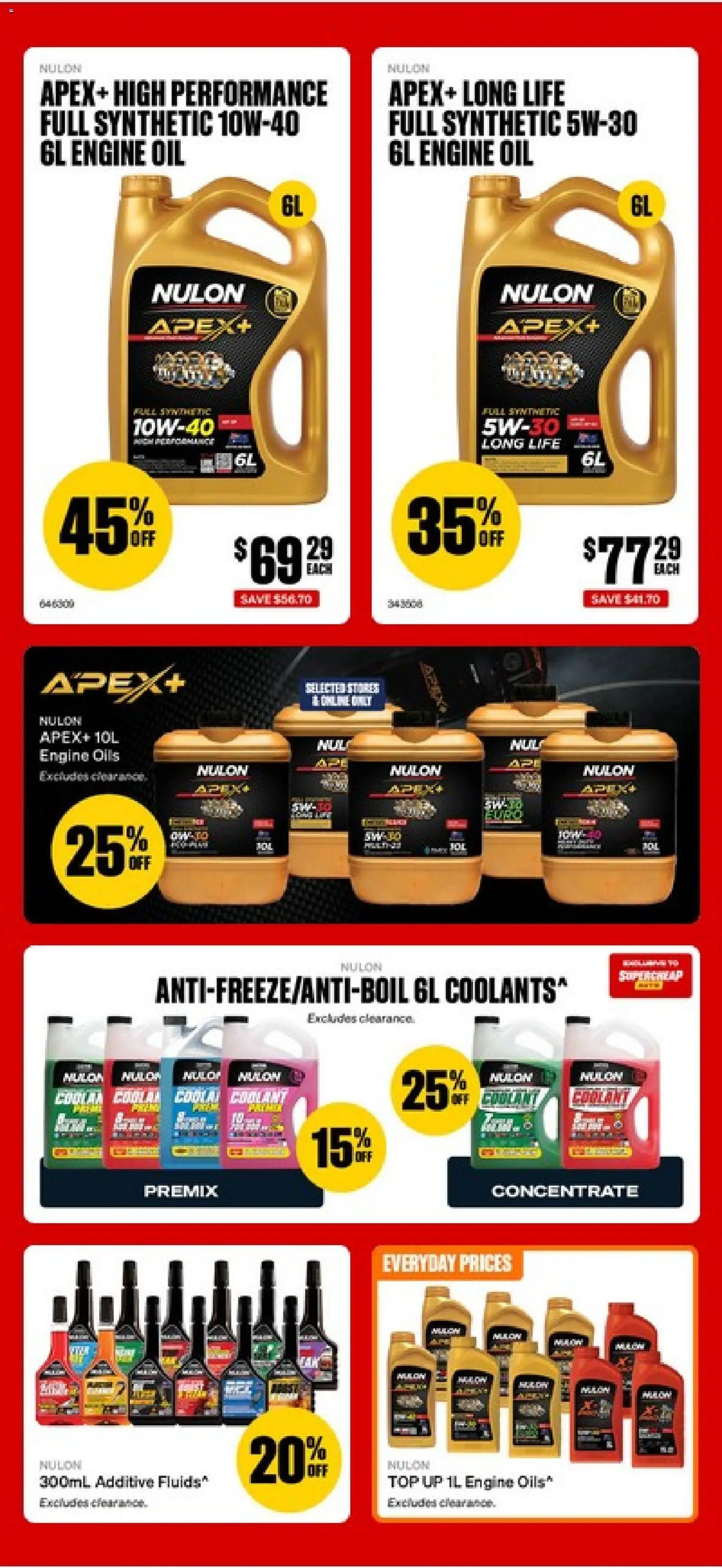 Supercheap Auto catalogue - valid from 08/09/2026 | Page: 10 | Products: Oil