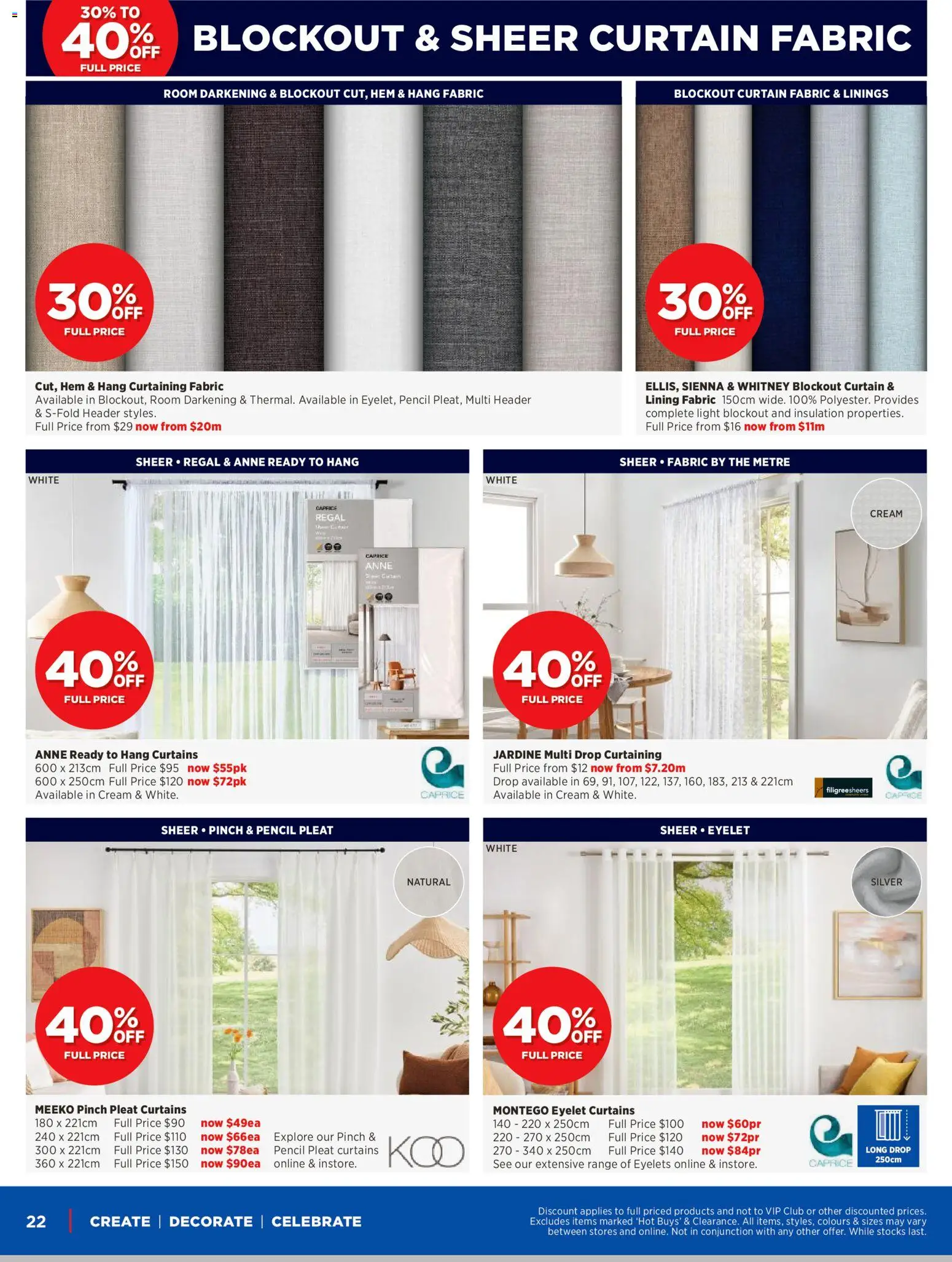 Spotlight catalogue - valid from 02/09/2026 | Page: 22 | Products: Curtain, Light, Cream, Pencil