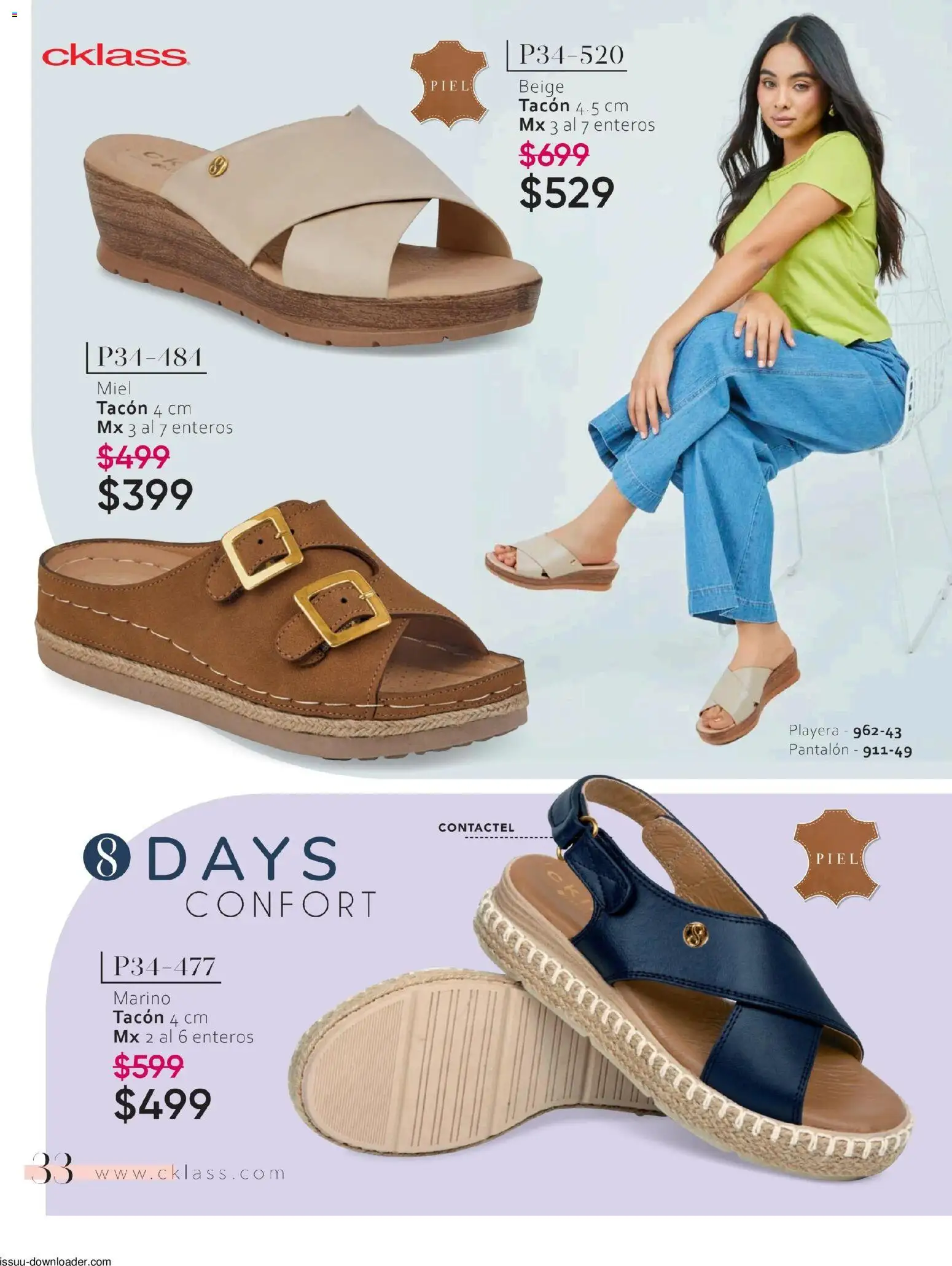 Nuevas ofertas de Cklass válidas en toda la República Mexicana desde el 26/01/2026. ¡Encuentra las mejores ofertas en Cklass catálogo Especial Calzado! | Página: 34 | Productos: Playera