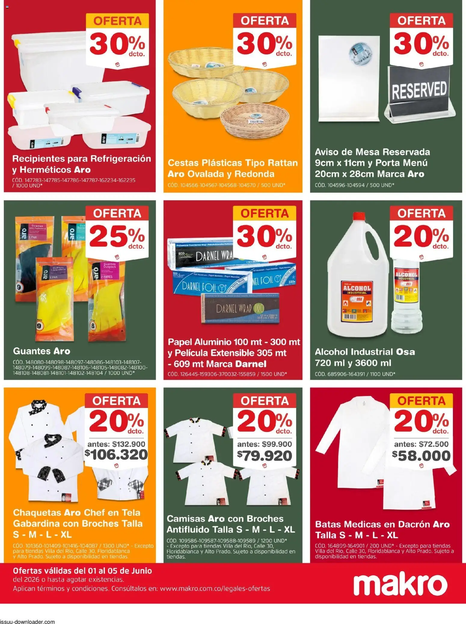 Makro revista - valida desde el 01.06.2026 | Página: 7 | Productos: Guantes, Mesa, Tintura