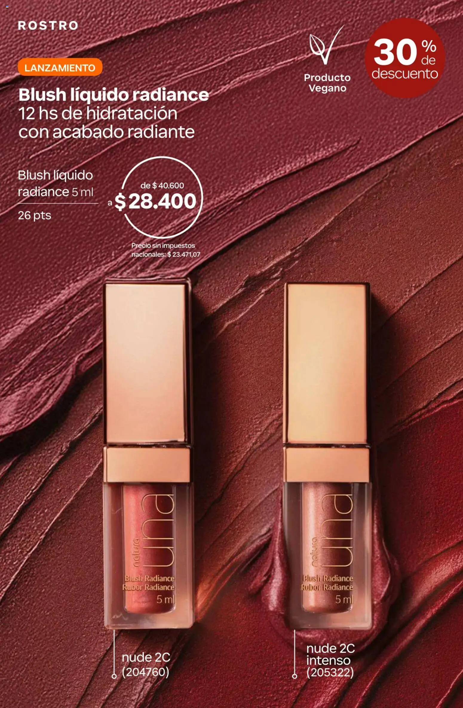 Catálogo Natura Ciclo 10 │ válido desde el 30/06/2026 | Página: 119 | Productos: Rubor, Radiante