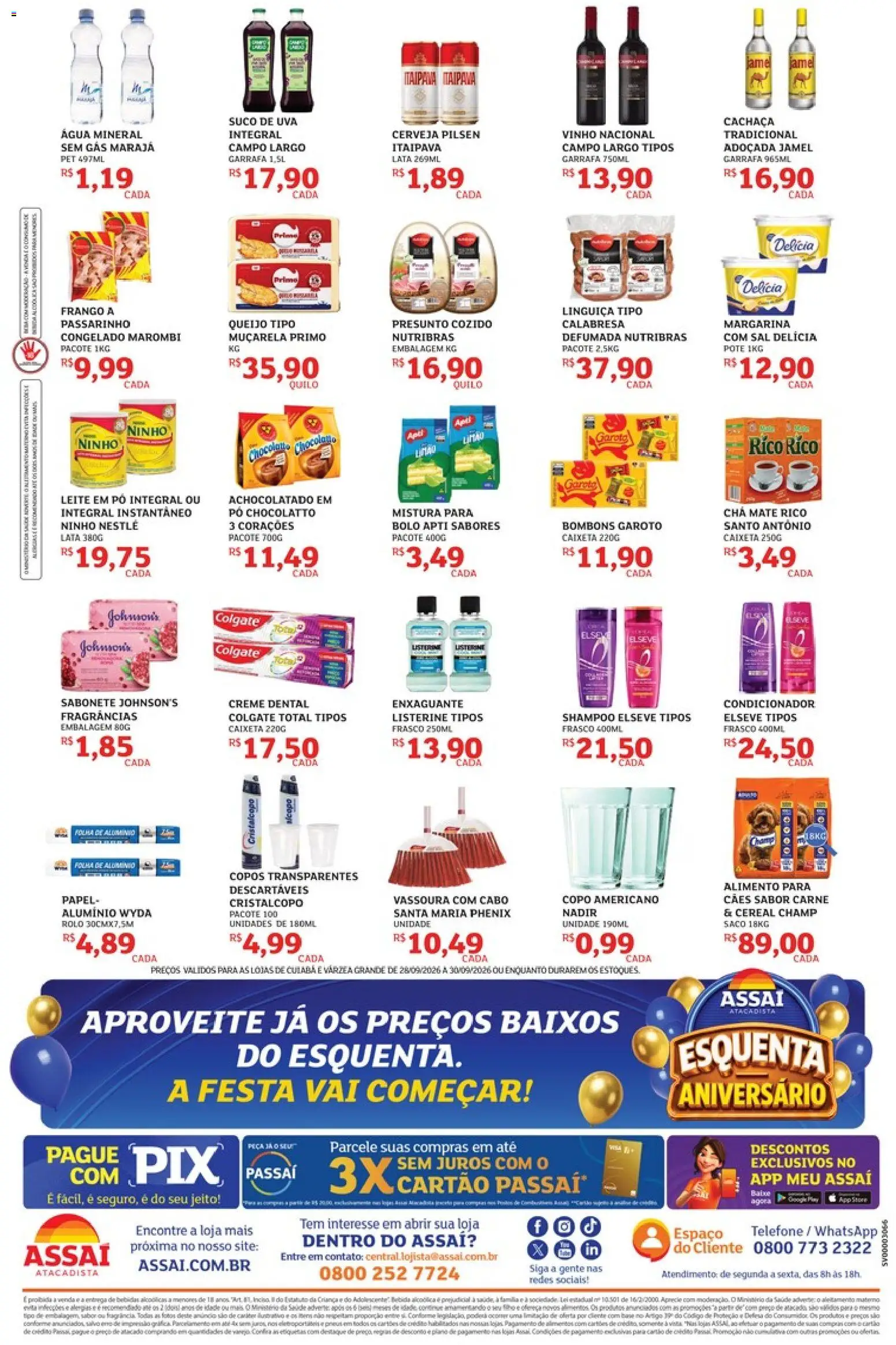 Assaí Atacadista Folheto - válido de 28/09/2026 | Página: 2