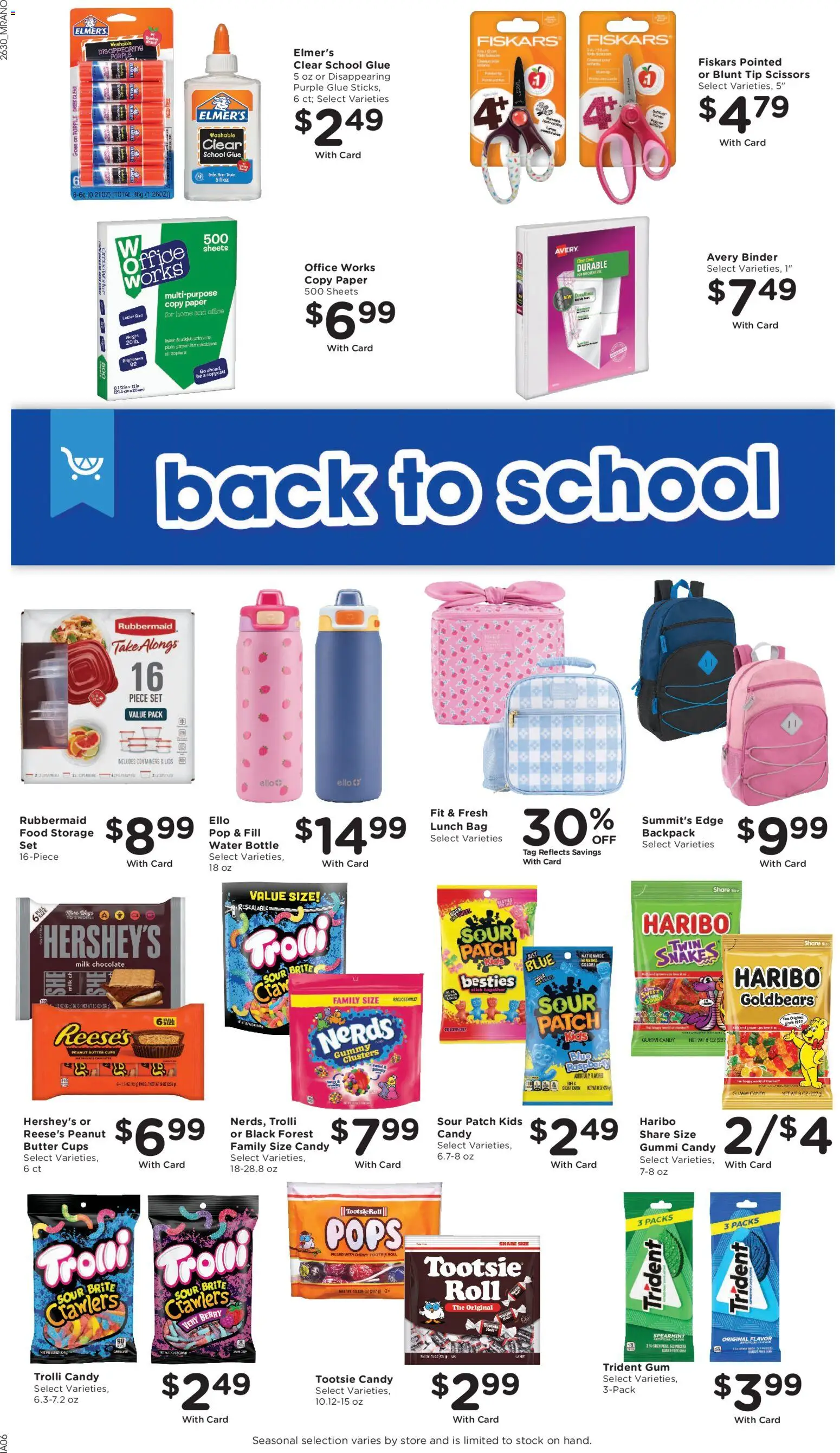 Mariano's Weekly Ad - valid from 08/26/2026 | Page: 15 | Products: Candy, Milk, Peanut butter, Bag