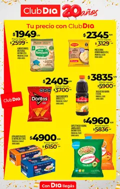 Vista previa ATUN LOMITO EN ACEITE/ AL NATURAL DIA X 240 G., ATUN LOMITO EN ACEITE/ AL NATURAL DIA X 240 G. válido desde el 09/09/2026 | Página: 27 | Productos: Atún, Papas, Puré, Pasta