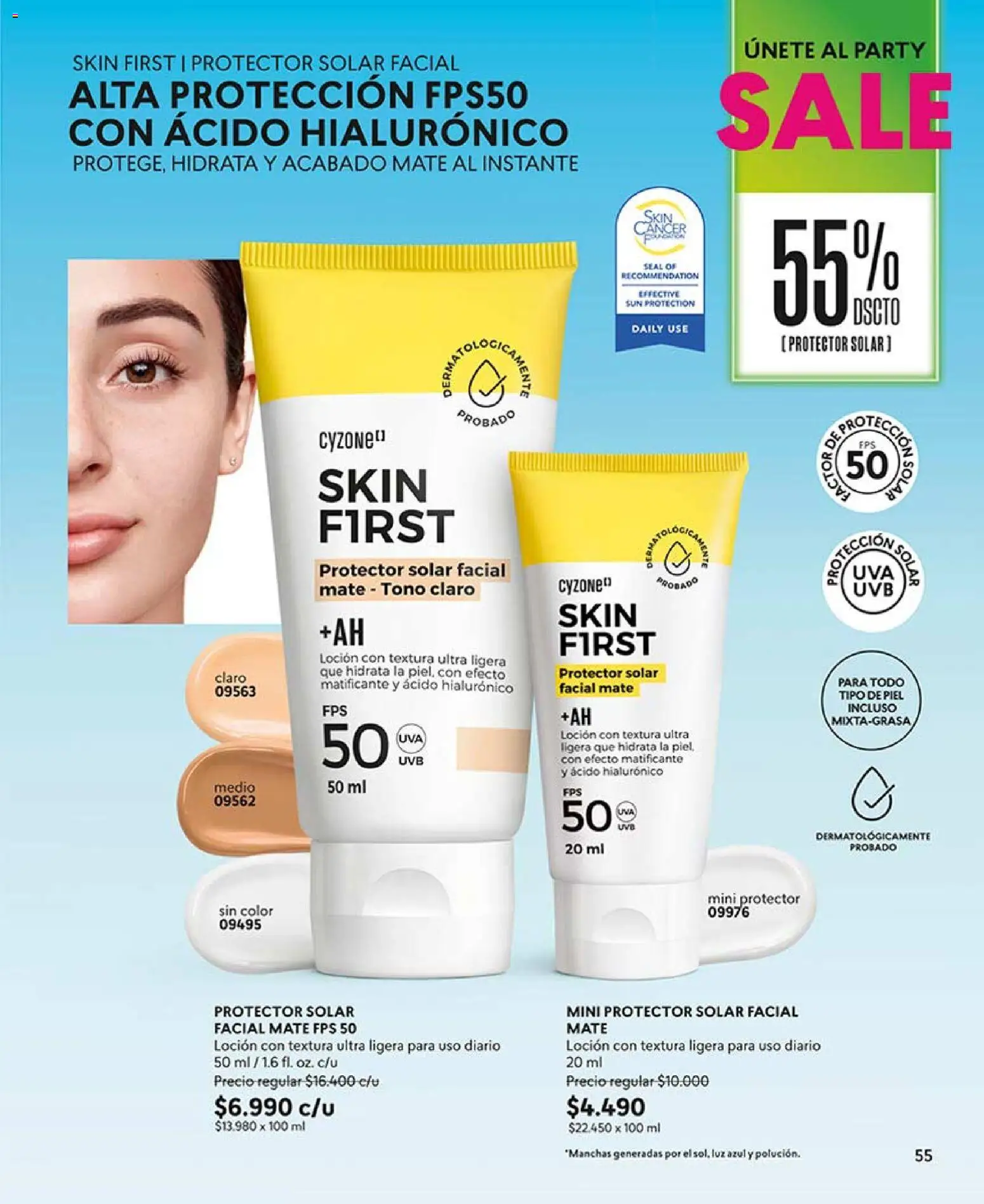 Catálogo CyZone Campaña 11 │ válido desde el 14.06.2026 | Página: 67 | Productos: Loción, Uva, Mate, Protector solar