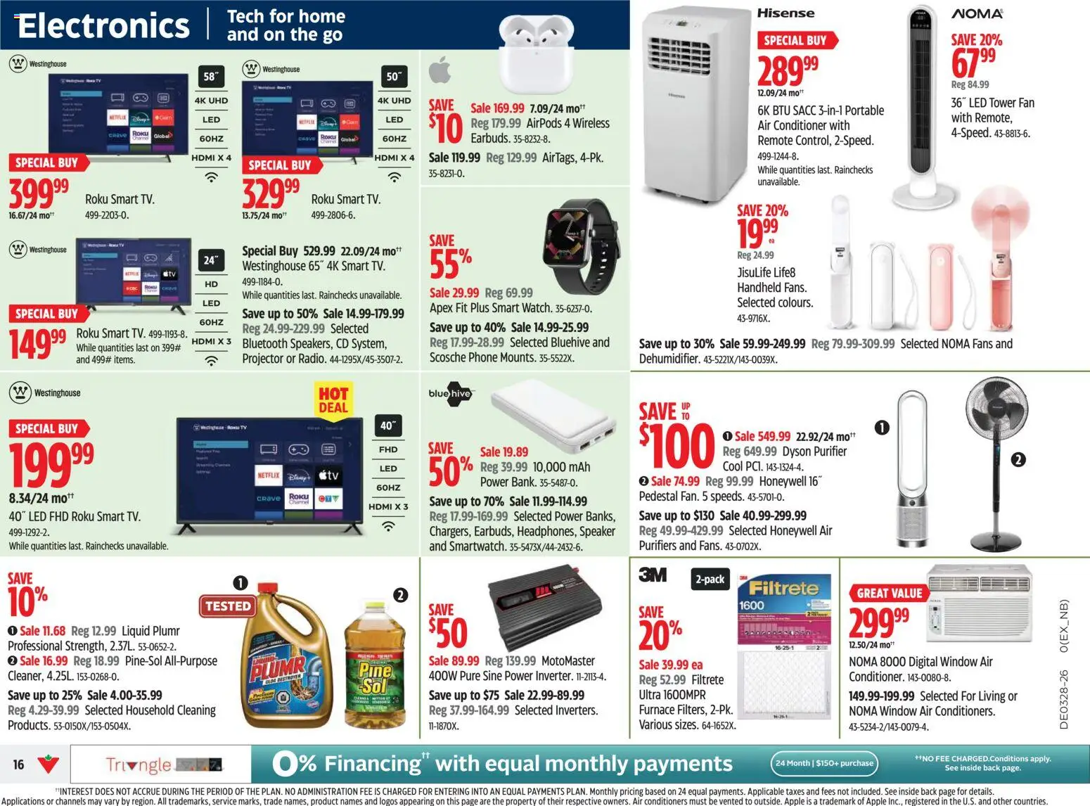 Canadian Tire flyer valid from Jul 9, 2026 | Page: 16