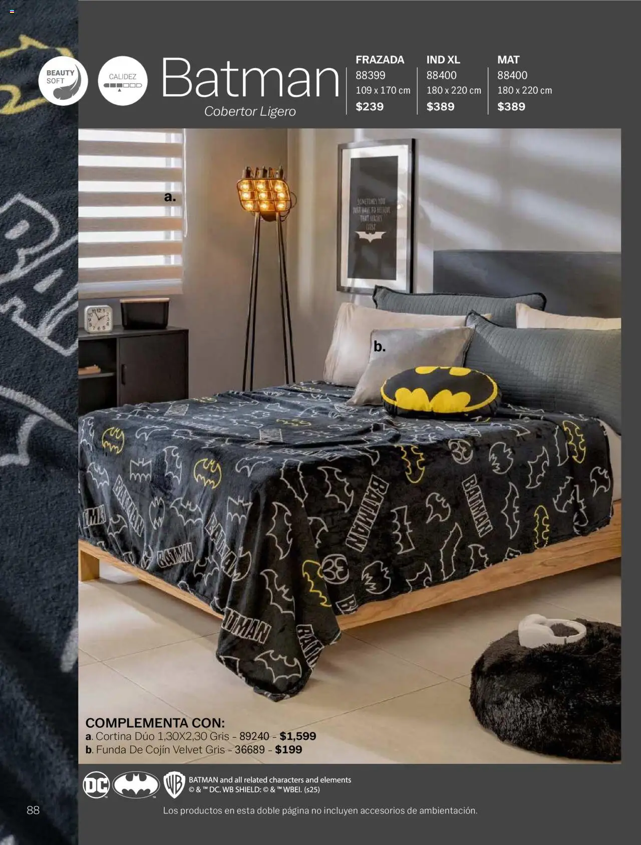 Nuevas ofertas de Vianney válidas en toda la República Mexicana desde el 15/08/2025. ¡Encuentra las mejores ofertas en Vianney - Catálogo Invierno! | Página: 90 | Productos: Cobertor, Funda