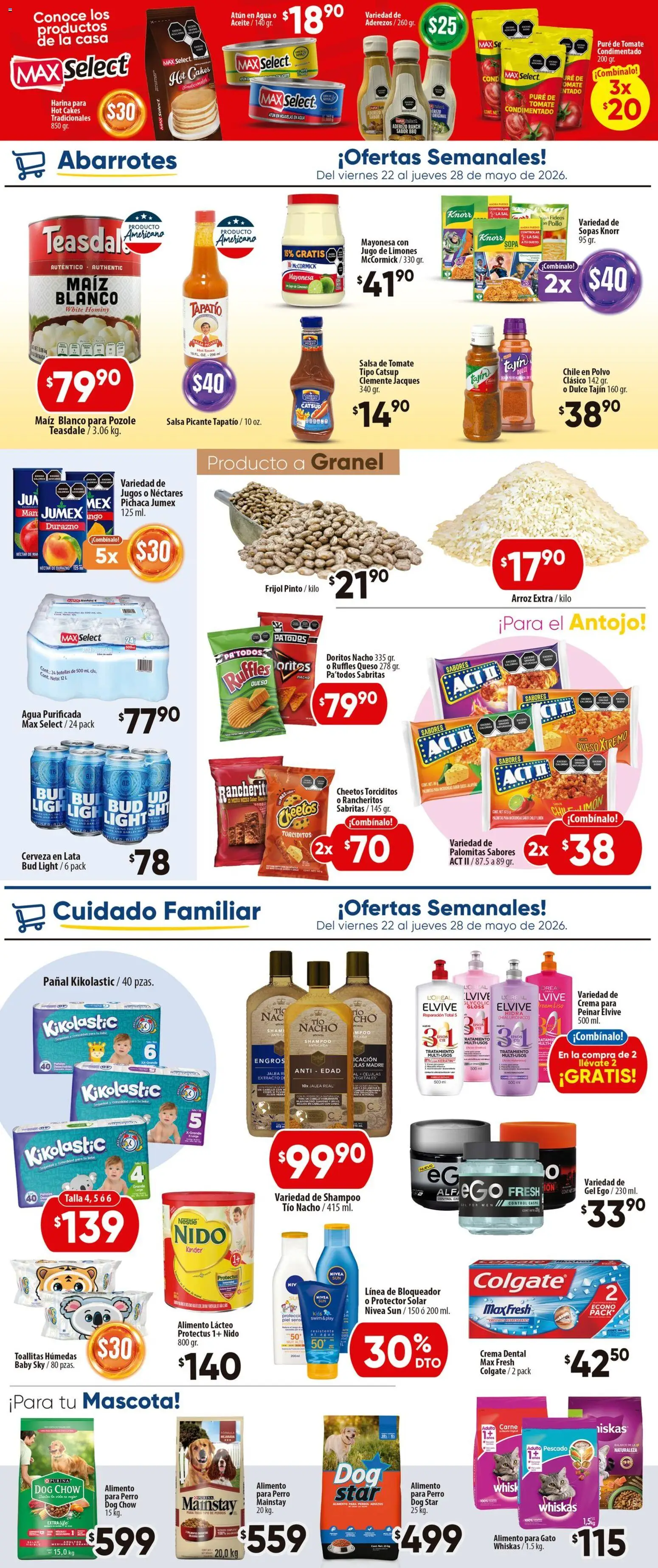 Nuevas ofertas de Calimax válidas en toda la República Mexicana desde el 22.05.2026. ¡Encuentra las mejores ofertas en Calimax folleto Ensenada! | Página: 5 | Productos: Harina, Crema, Tomate, Jugo