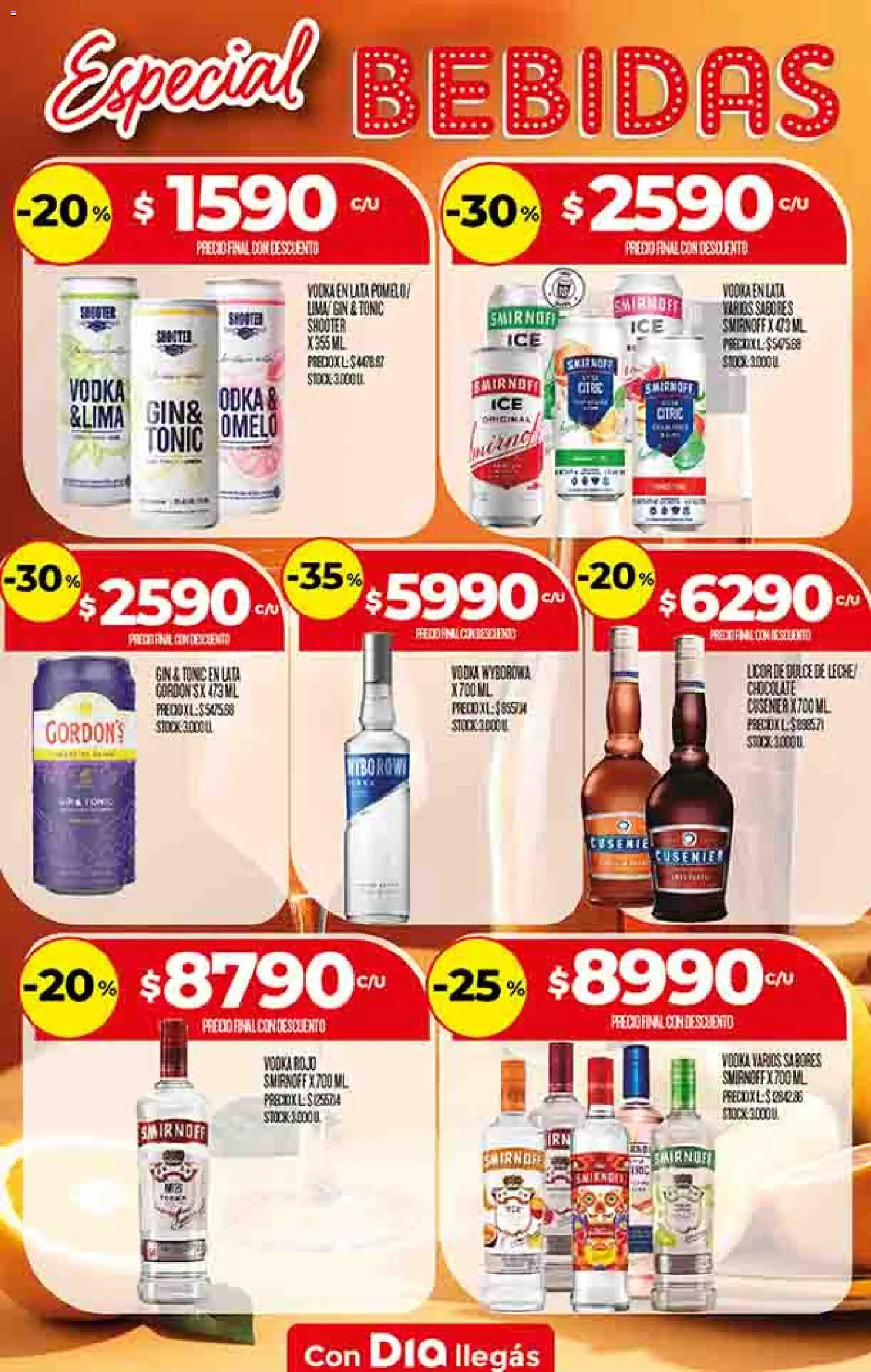Supermercado DIA Ofertas │ válido desde el 13.05.2026 | Página: 24 | Productos: Vodka, Gin, Pomelo, Chocolate