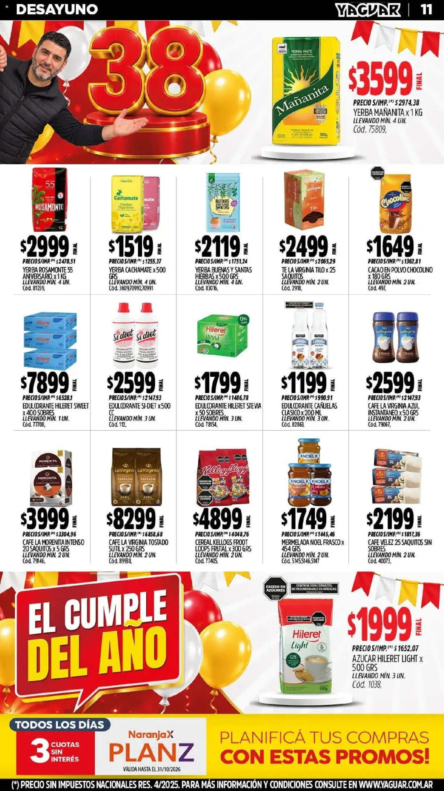 Yaguar - Oferta Semanal Salta │ válido desde el 26/10/2026 | Página: 12
