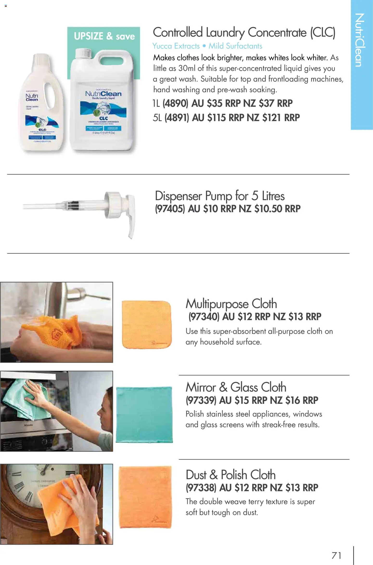 Nutrimetics catalogue - valid from 01/01/2026 | Page: 71 | Products: Cloth, Household, Polish, Multipurpose