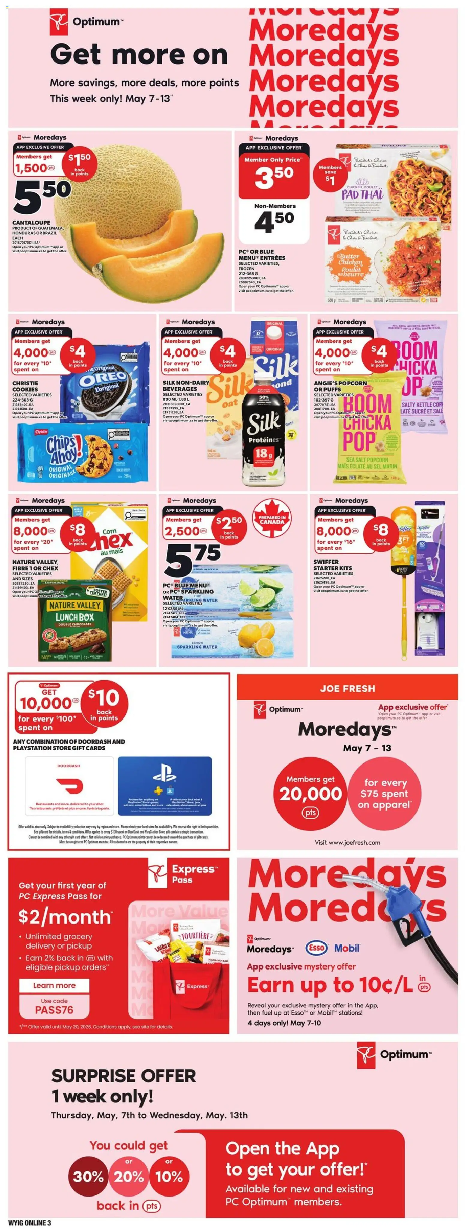 Independent Grocer flyer valid from 07.05.2026 | Page: 7 | Products: Chips, PC, Playstation, Box