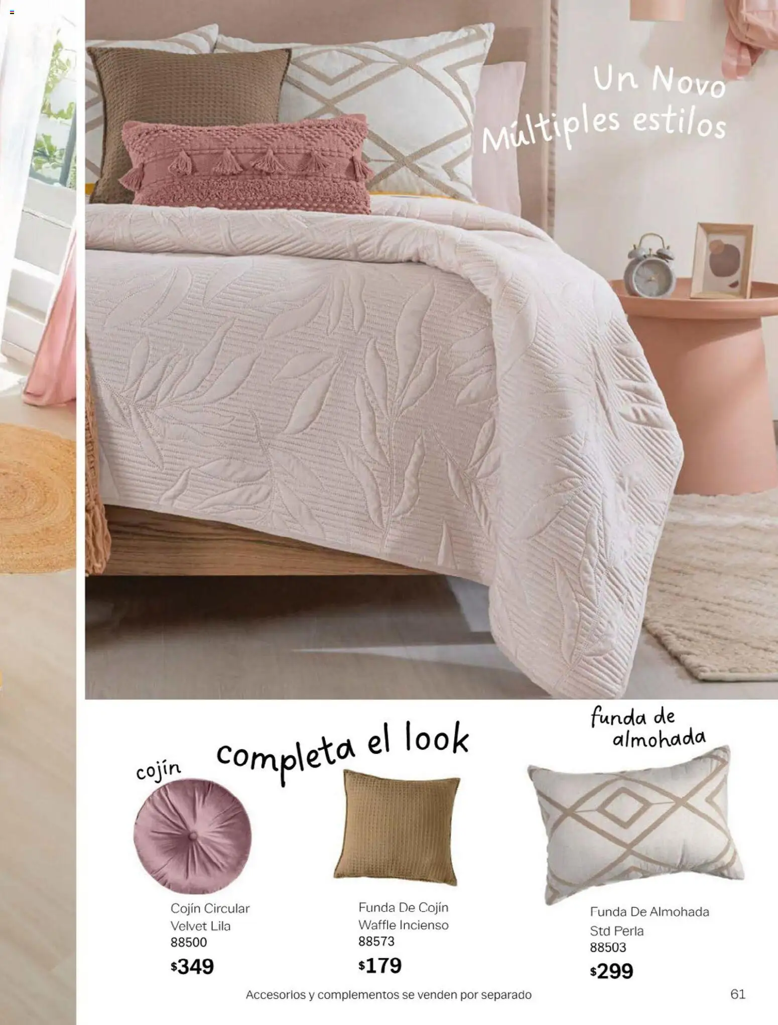 Nuevas ofertas de Vianney válidas en toda la República Mexicana desde el 23.01.2026. ¡Encuentra las mejores ofertas en Vianney catálogo Chavos! | Página: 63 | Productos: Funda, Funda de almohada, Almohada