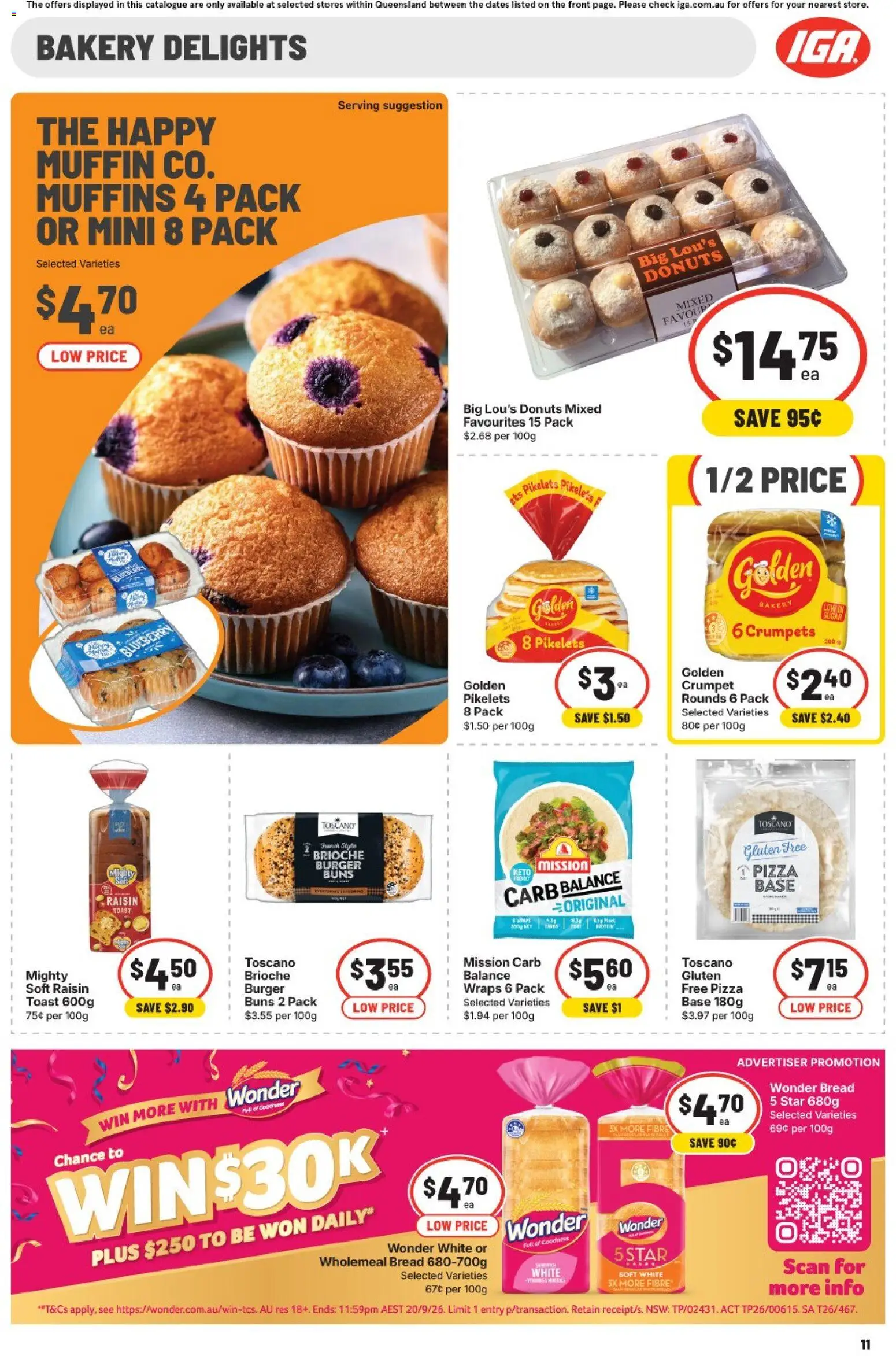 IGA catalogue - valid from 15/07/2026 | Page: 11 | Products: Pork, Prawns, Salt, Pepper