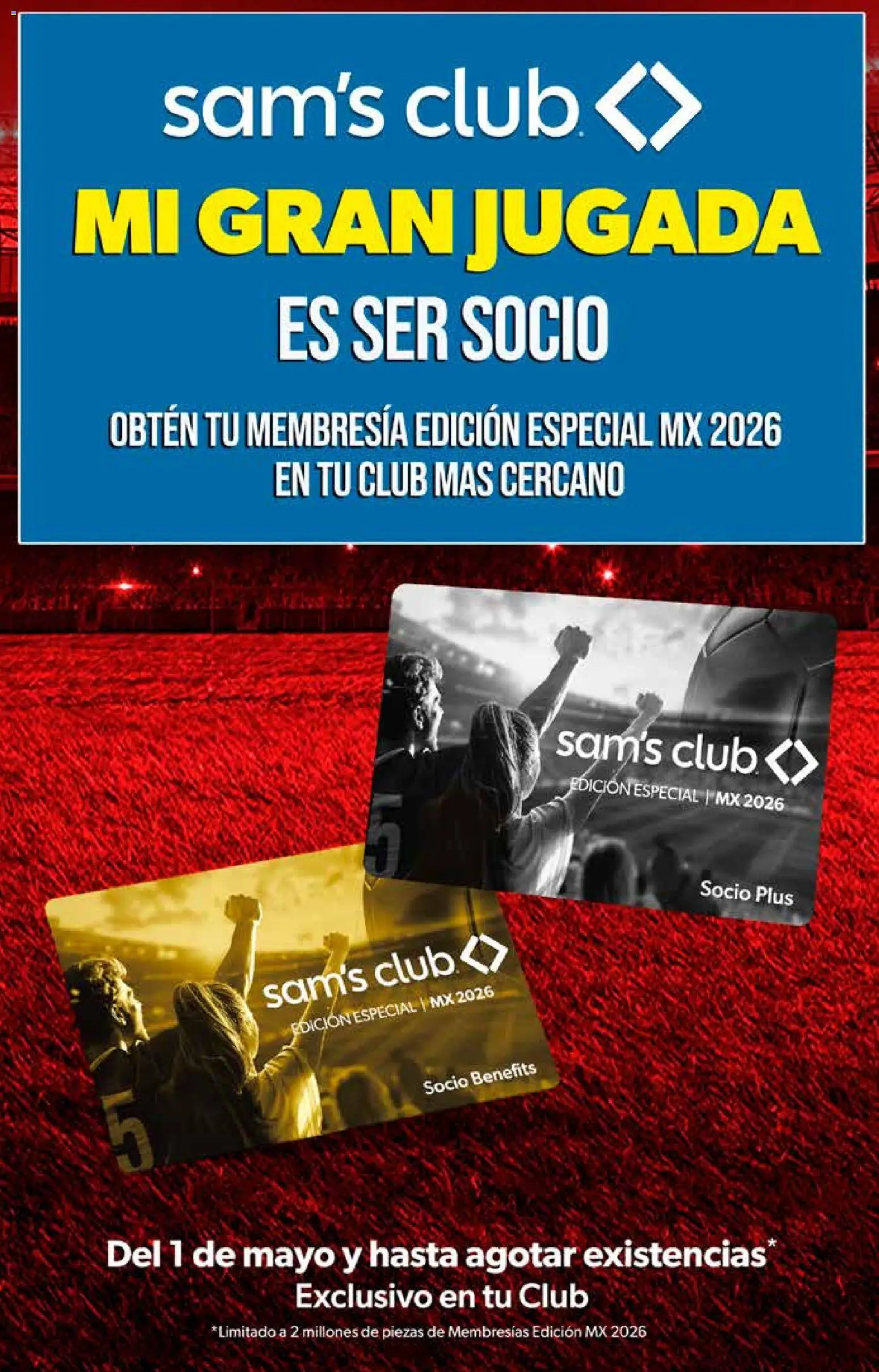 Nuevas ofertas de Sam's Club válidas en toda la República Mexicana desde el 03.06.2026. ¡Encuentra las mejores ofertas en Sam's Club catálogo Mi gran jugada. Es comprar productos únicos! | Página: 32