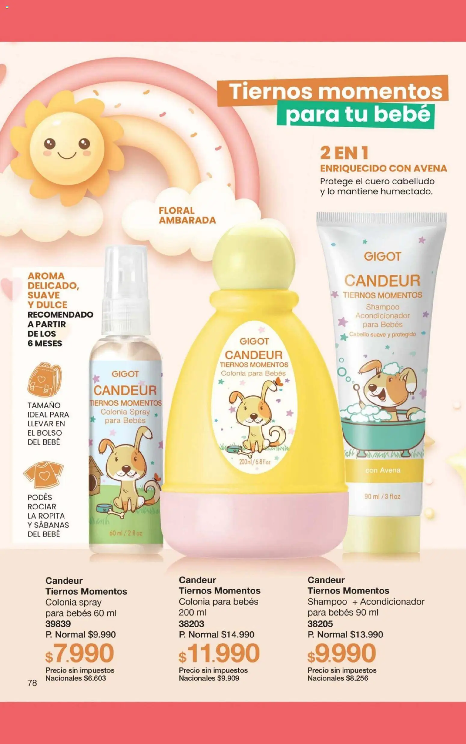 Gigot - CAMPAÑA 12 │ válido desde el 31/07/2026 | Página: 52 | Productos: Sabanas, Acondicionador, Avena, Bolso