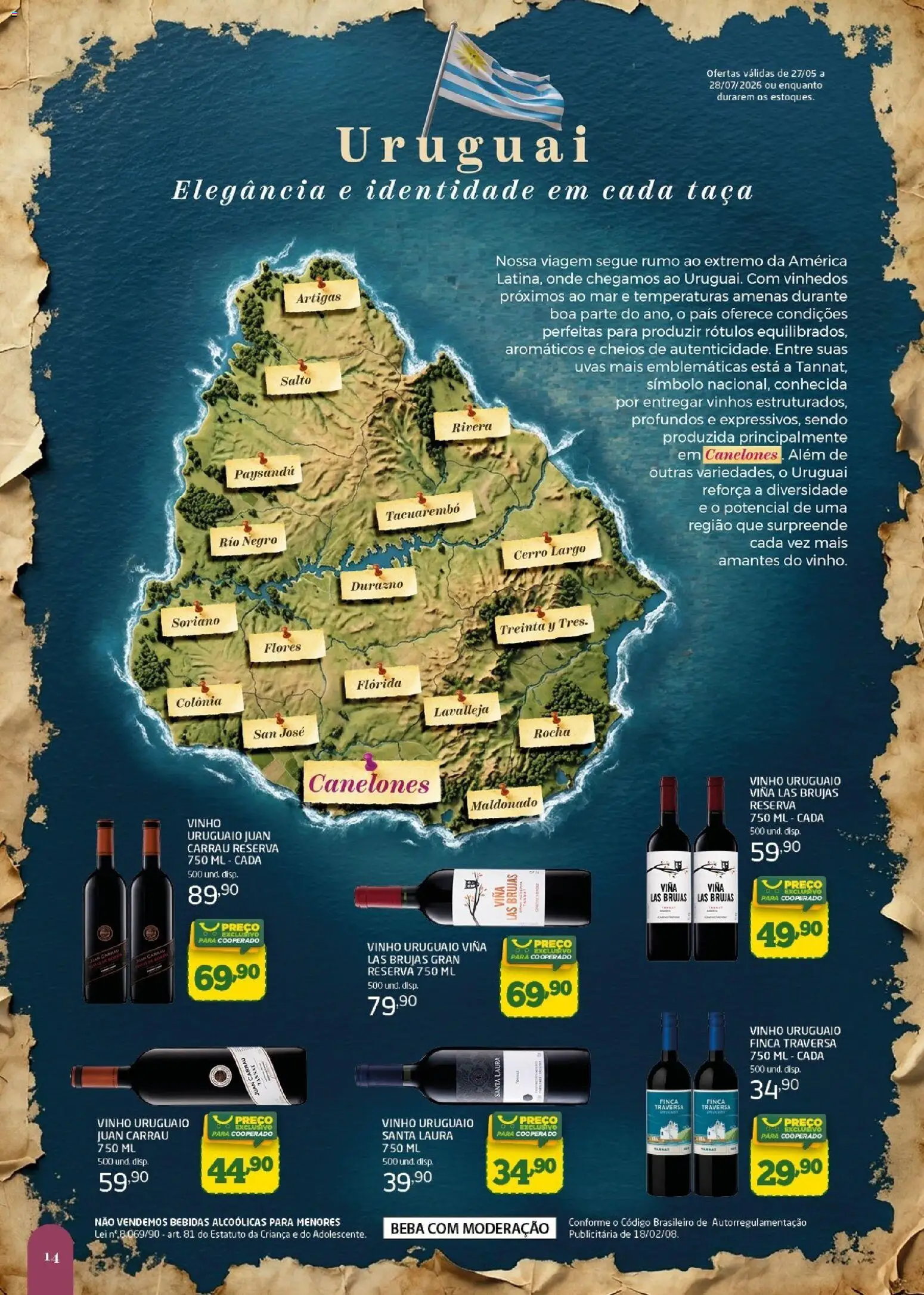 Cooper Folheto - válido de 27.05.2026 | Página: 14 | Produtos: Flores, Vinho, Uvas
