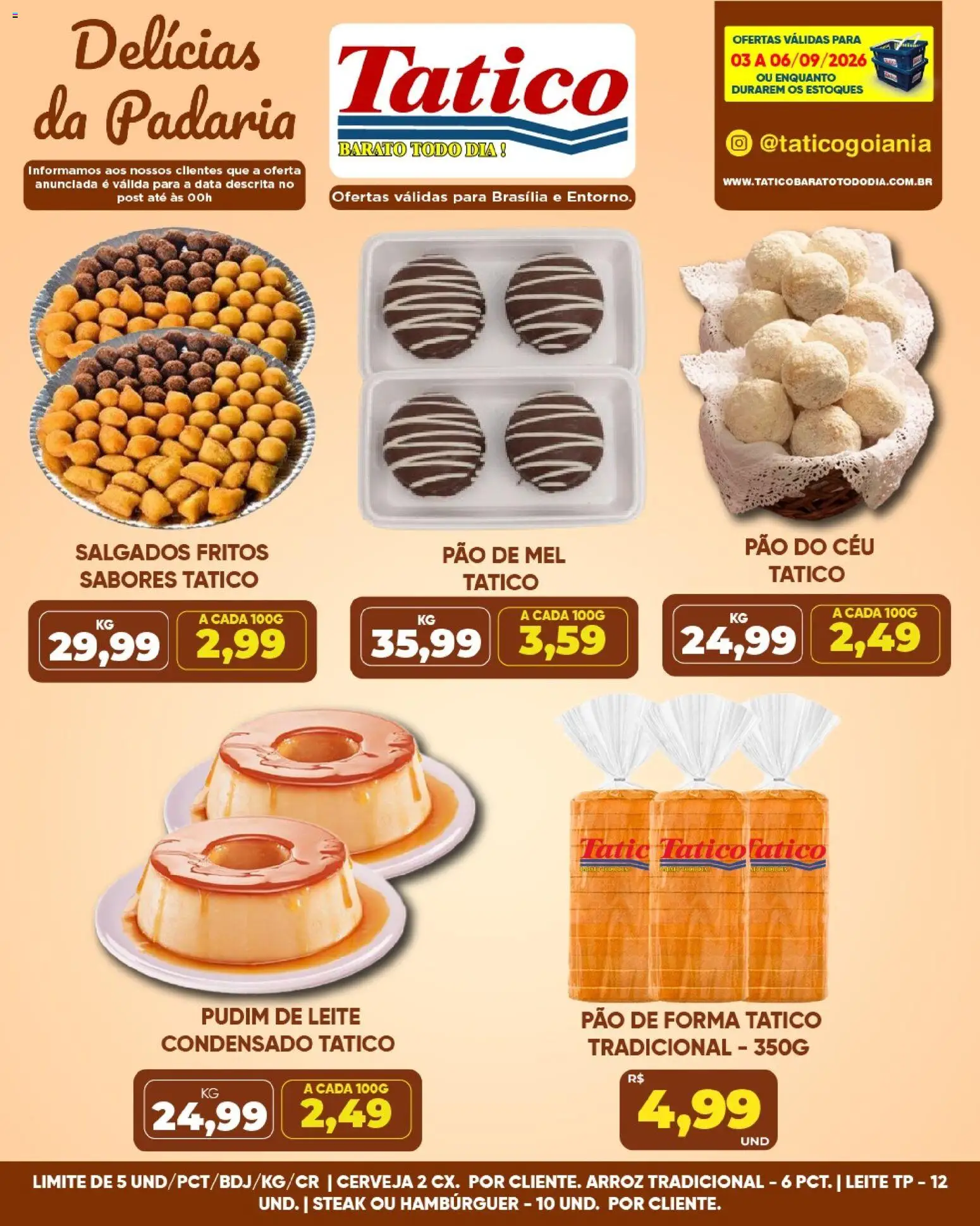 Tatico Folheto - válido de 03/09/2026 | Página: 23 | Produtos: Steak, Pão, Cerveja, Arroz