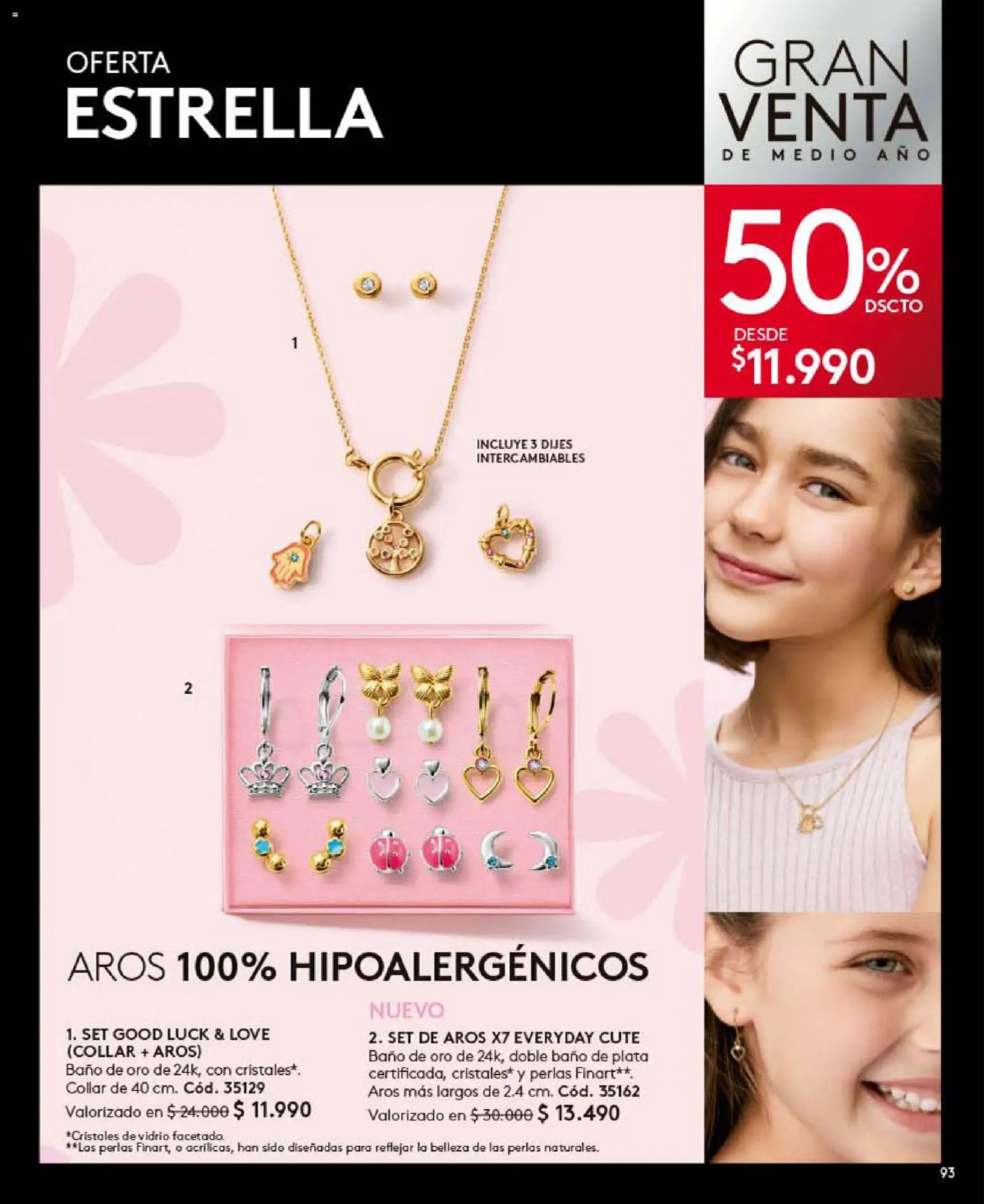 Catálogo Ésika Campaña 10 │ válido desde el 01.06.2026 | Página: 93 | Productos: Baño, Collar, Aros
