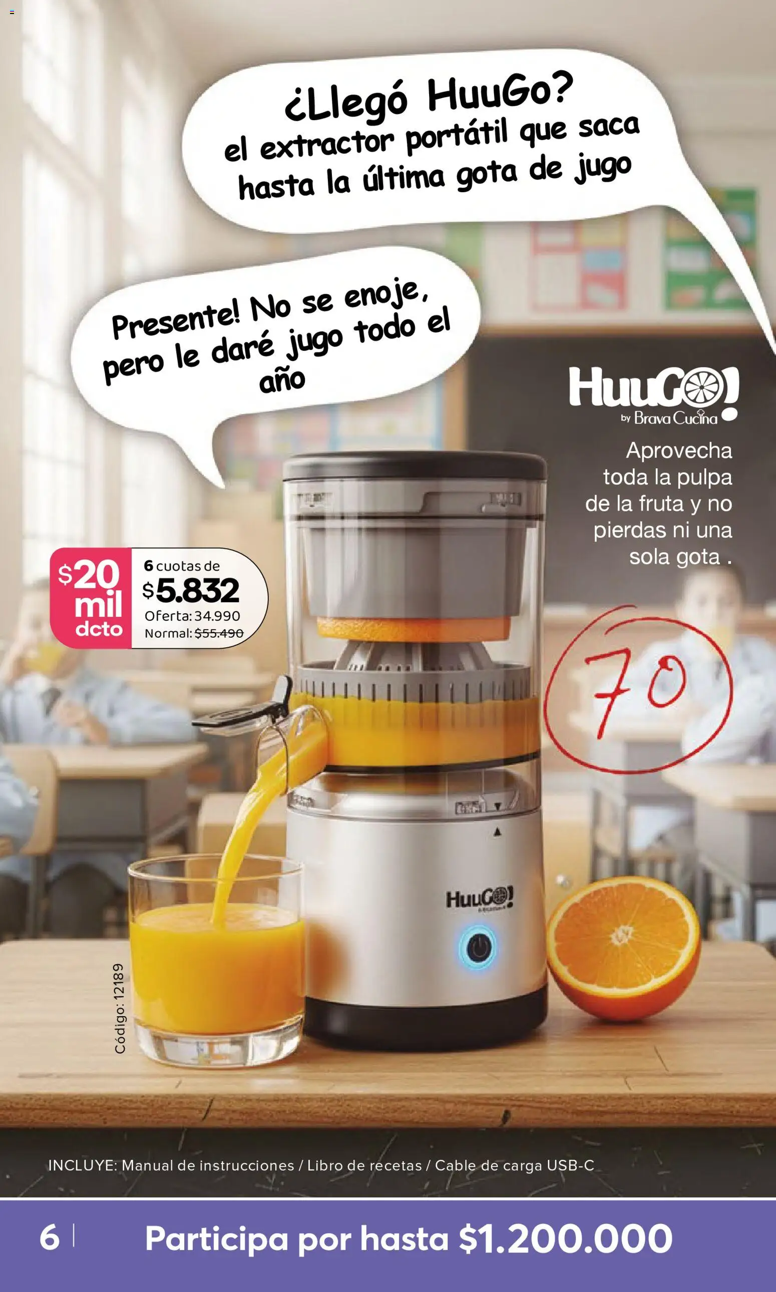 A3D ofertas  │ válido desde el 12.03.2026 | Página: 6 | Productos: Cable, Jugo