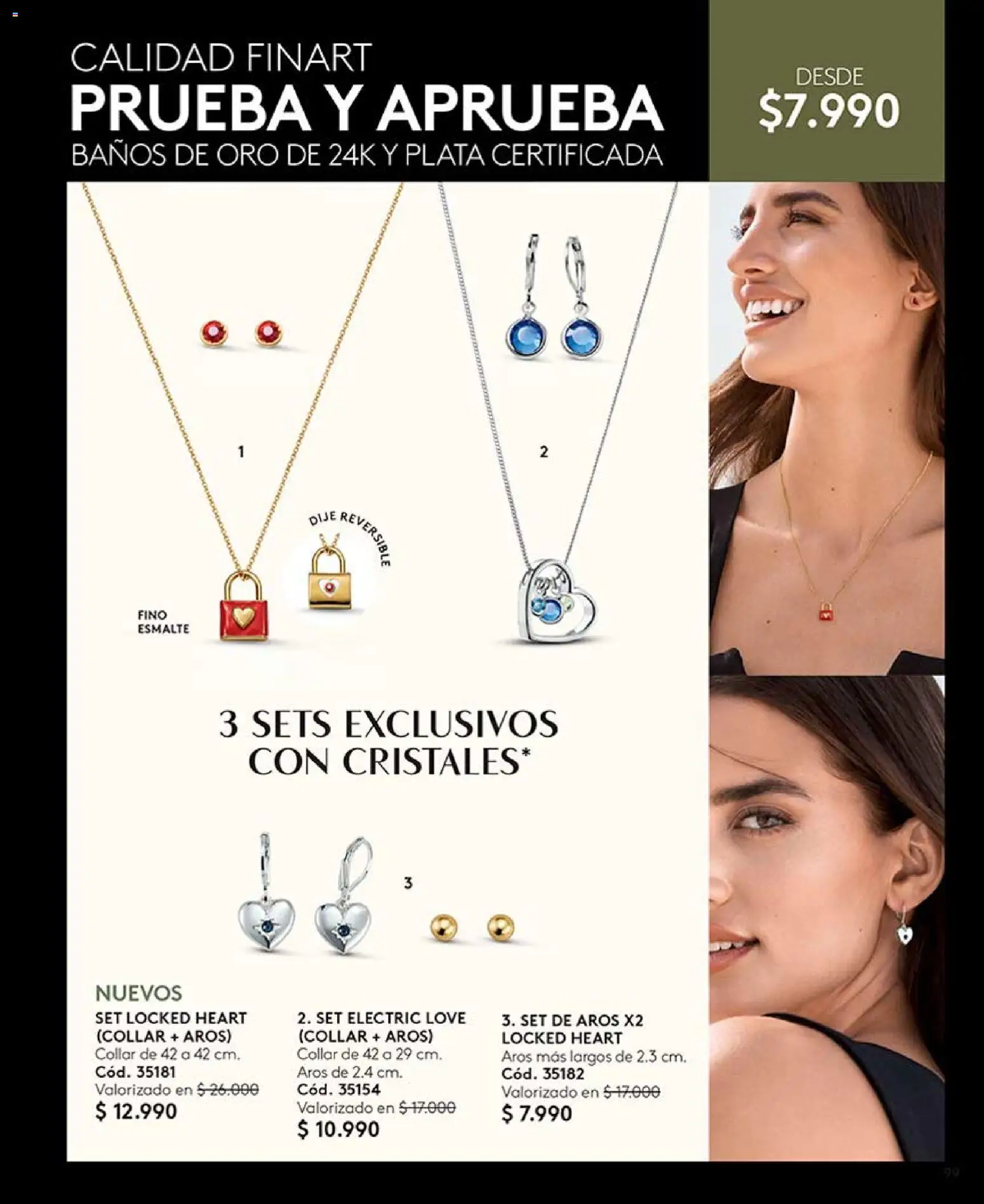 Catálogo Ésika Campaña 11 │ válido desde el 15.06.2026 | Página: 99 | Productos: Collar, Aros