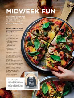 Preview of Coles magazines July 2026 - valid from 01/07/2026 | Page: 99 | Products: Cheese, Ham, Mushrooms, Oven